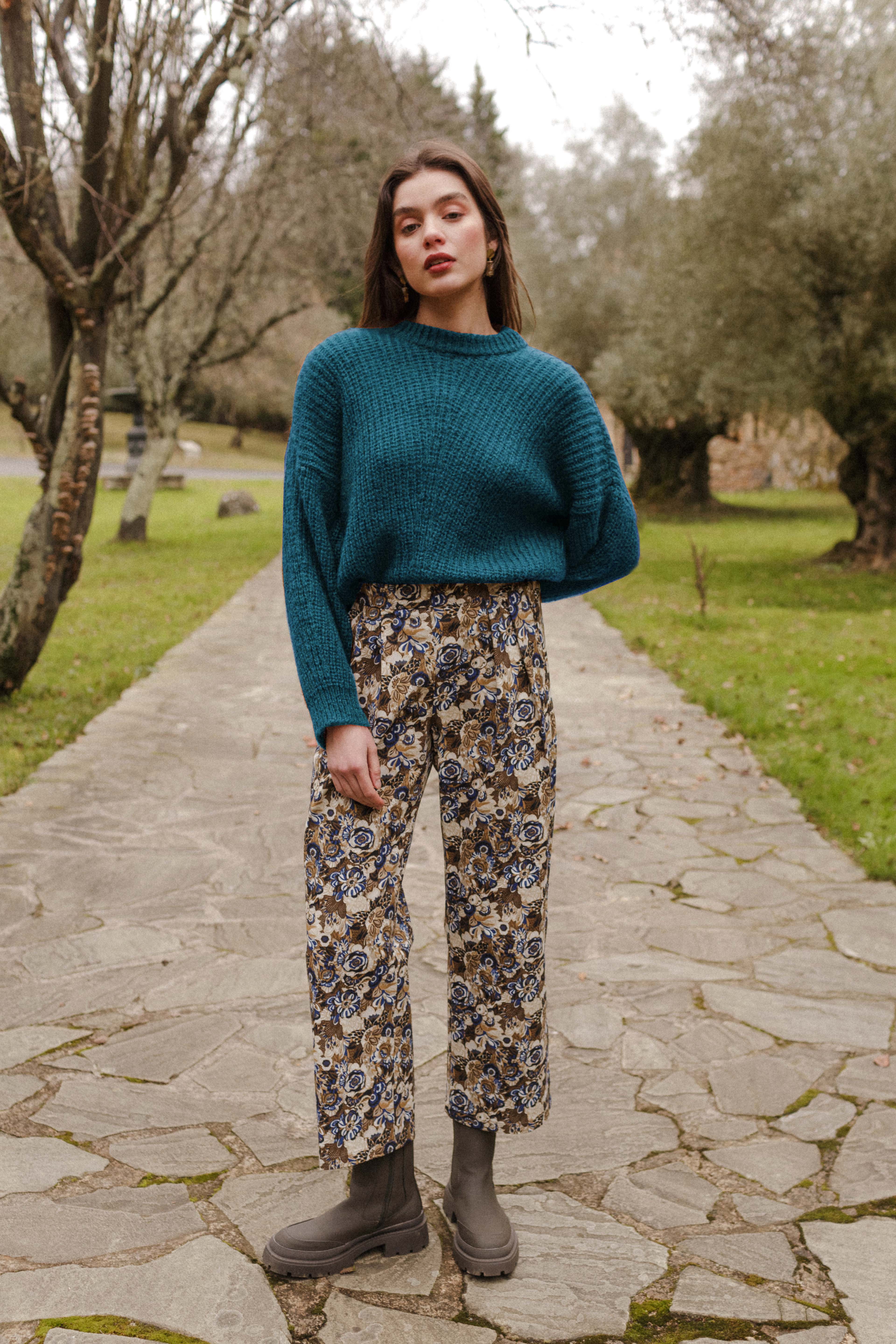 Jersey EDIMBURGO verde petróleo