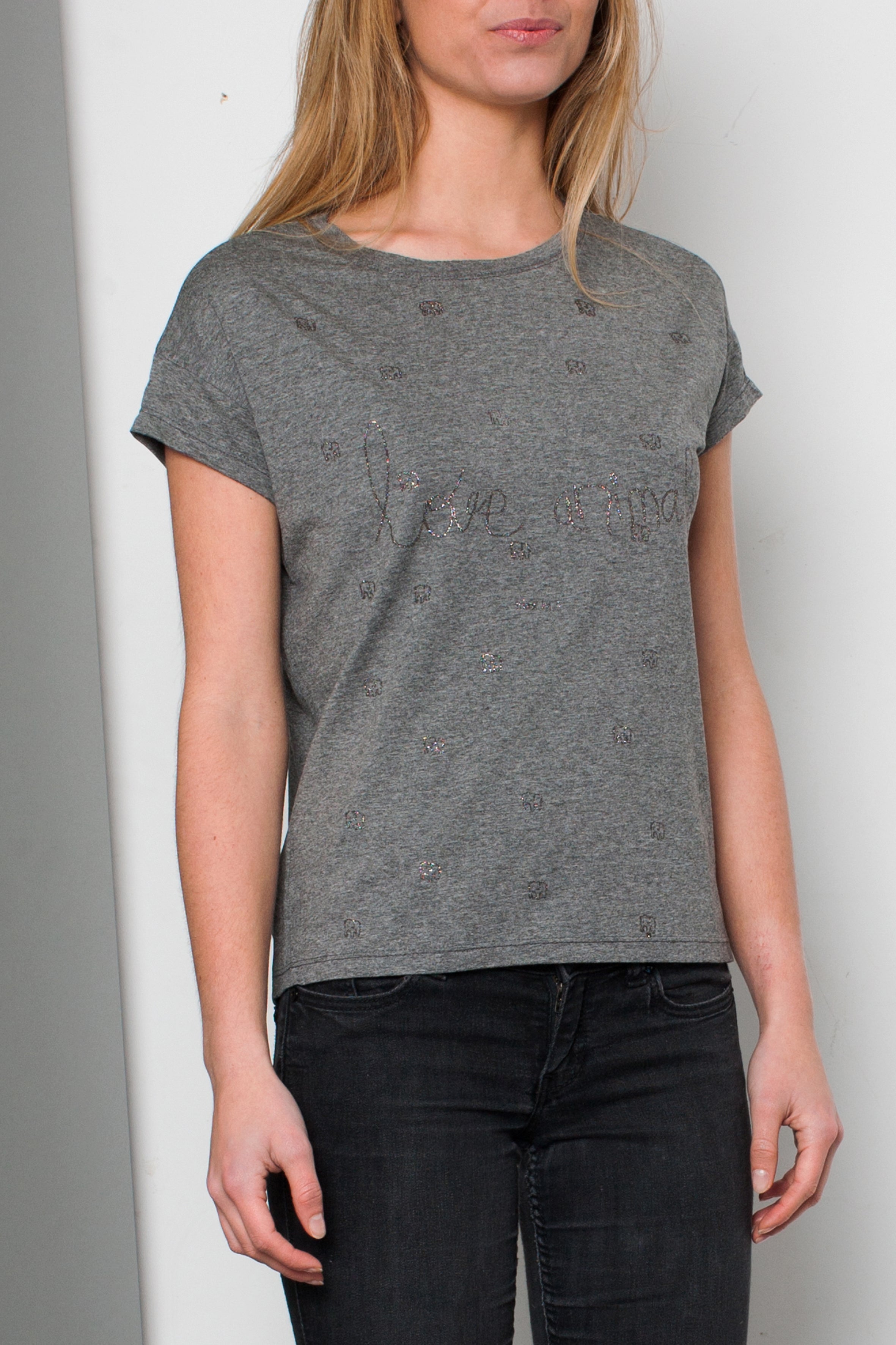 Camiseta GRIS LOVE ANIMALS