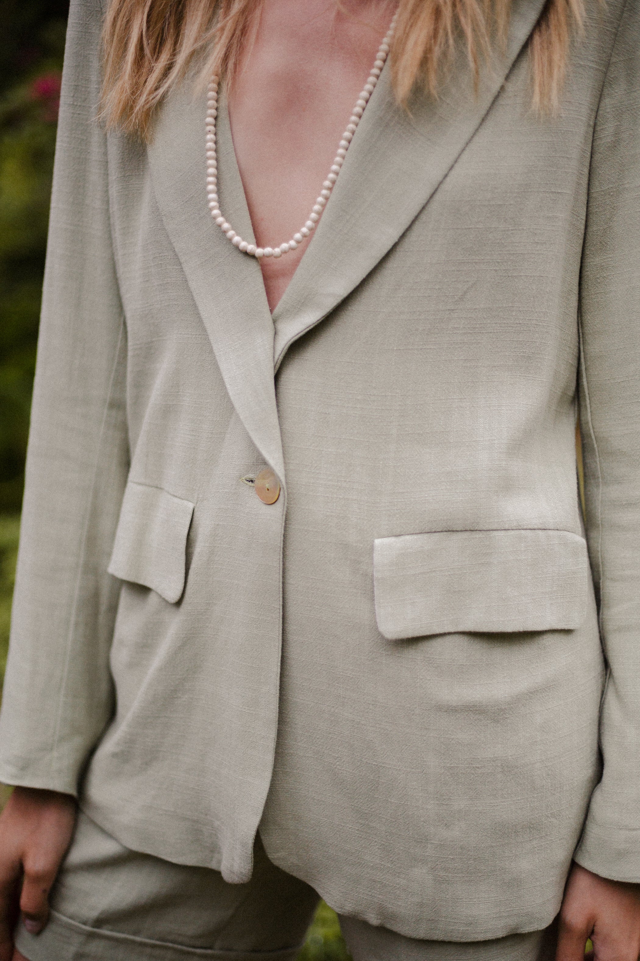 Mint linen MILLET blazer
