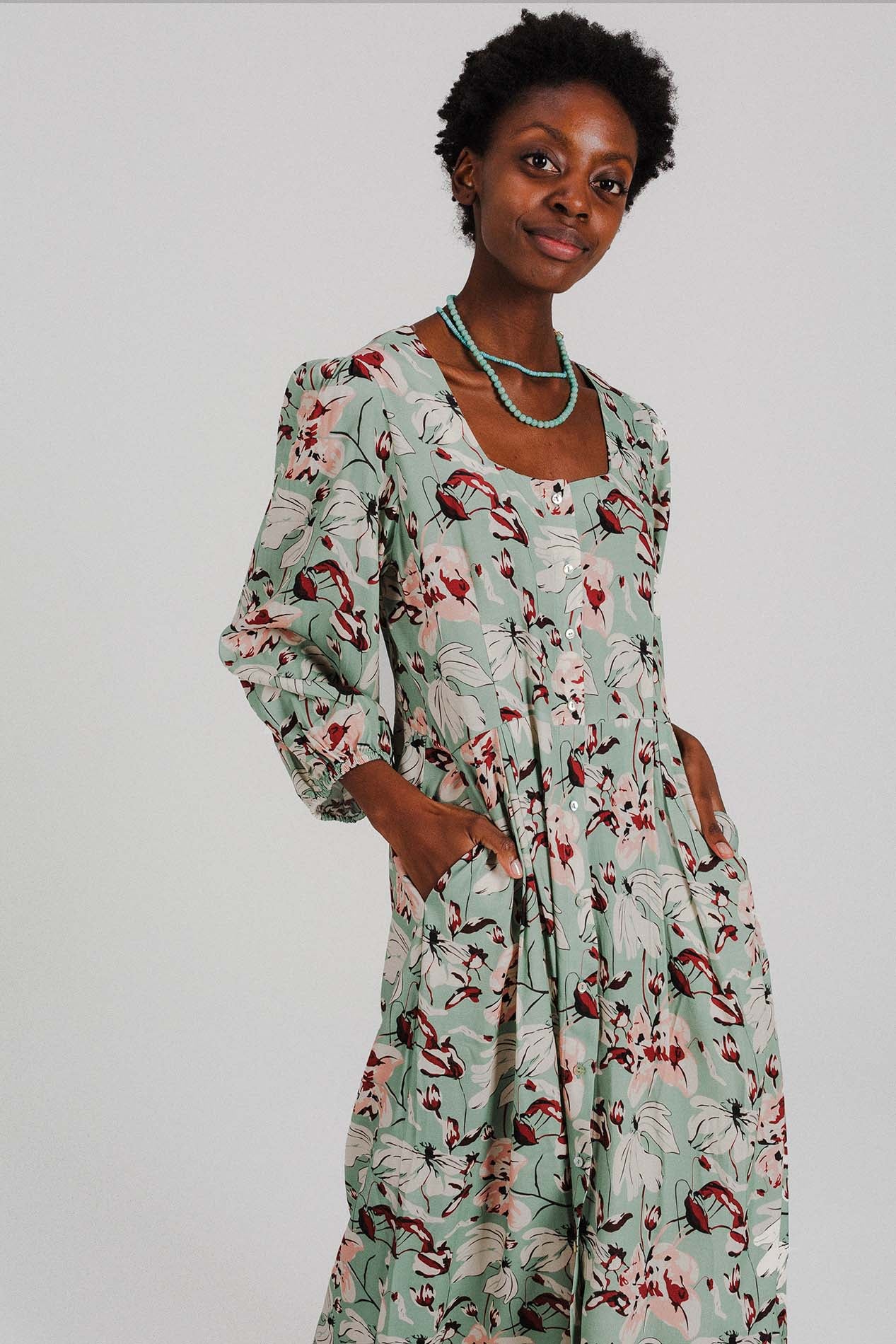 CICA narciso tea dress