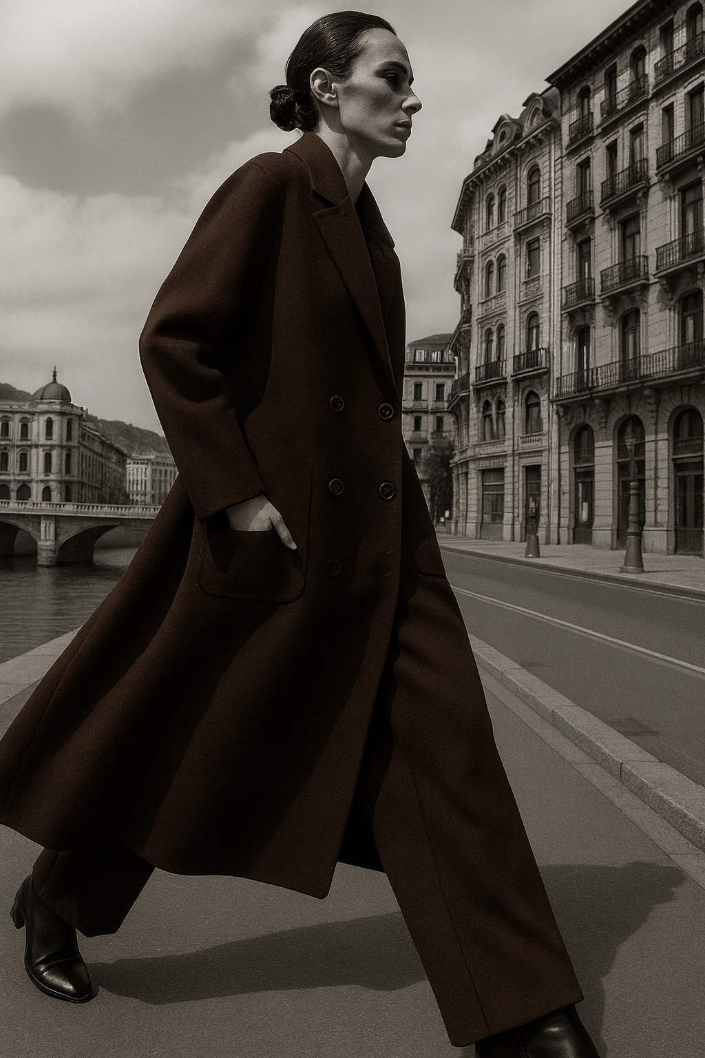 ABRIGO OSLO LANA Y CASHMERE