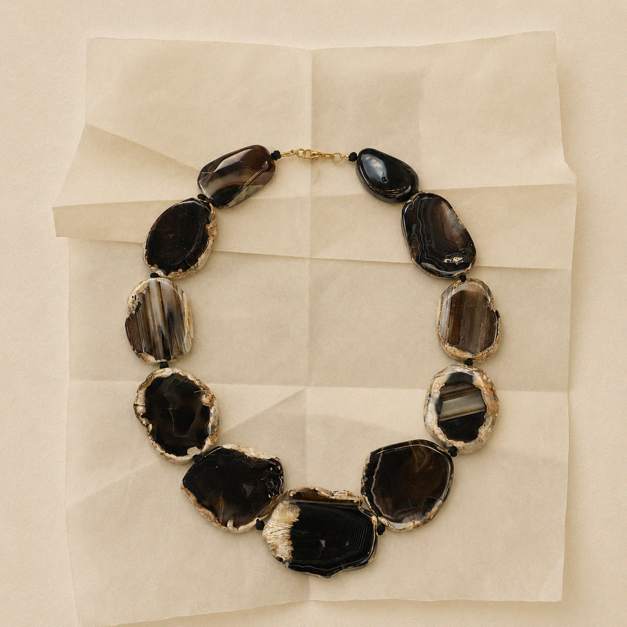 Collar tilo ágata black