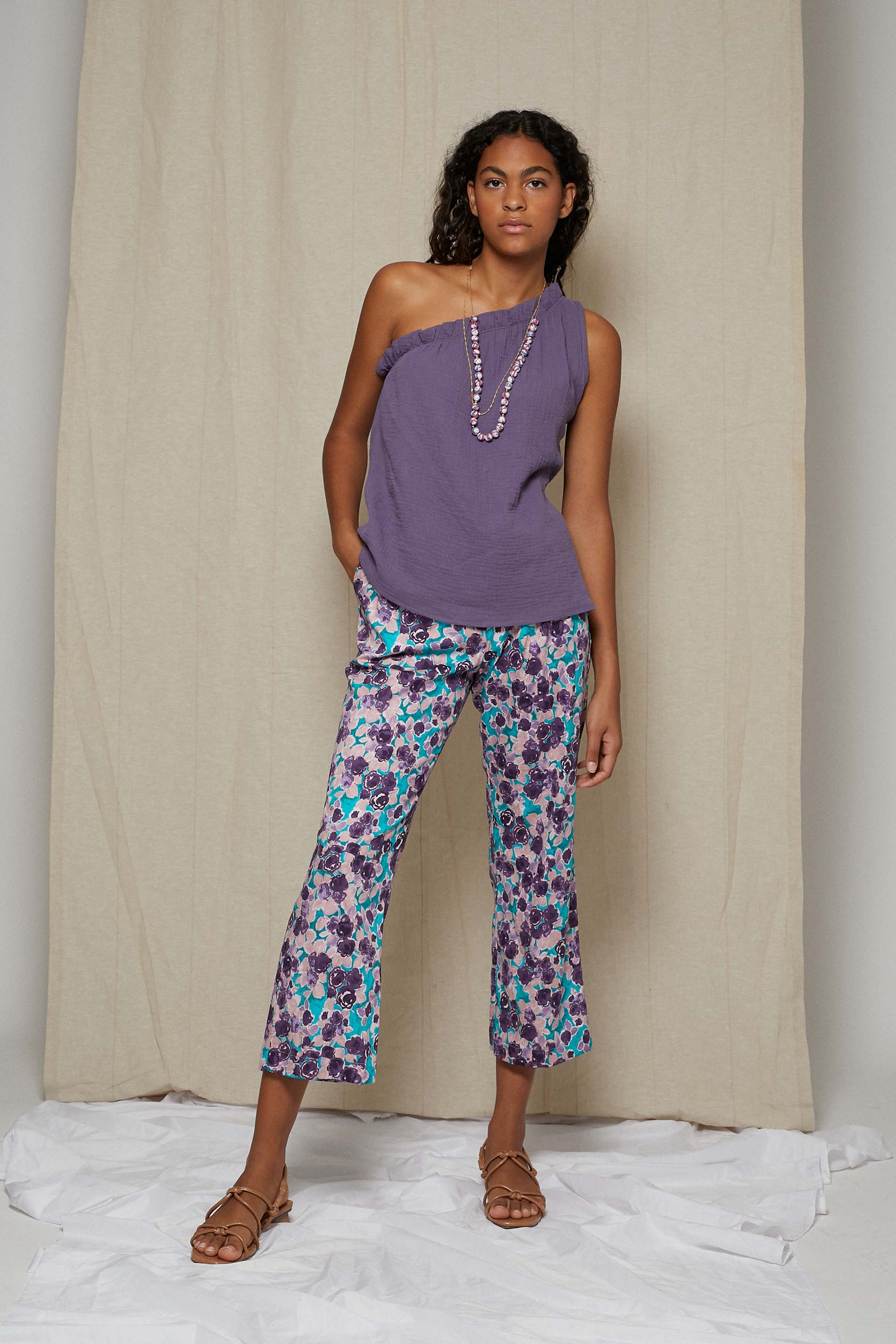 Blusa argos organica malva