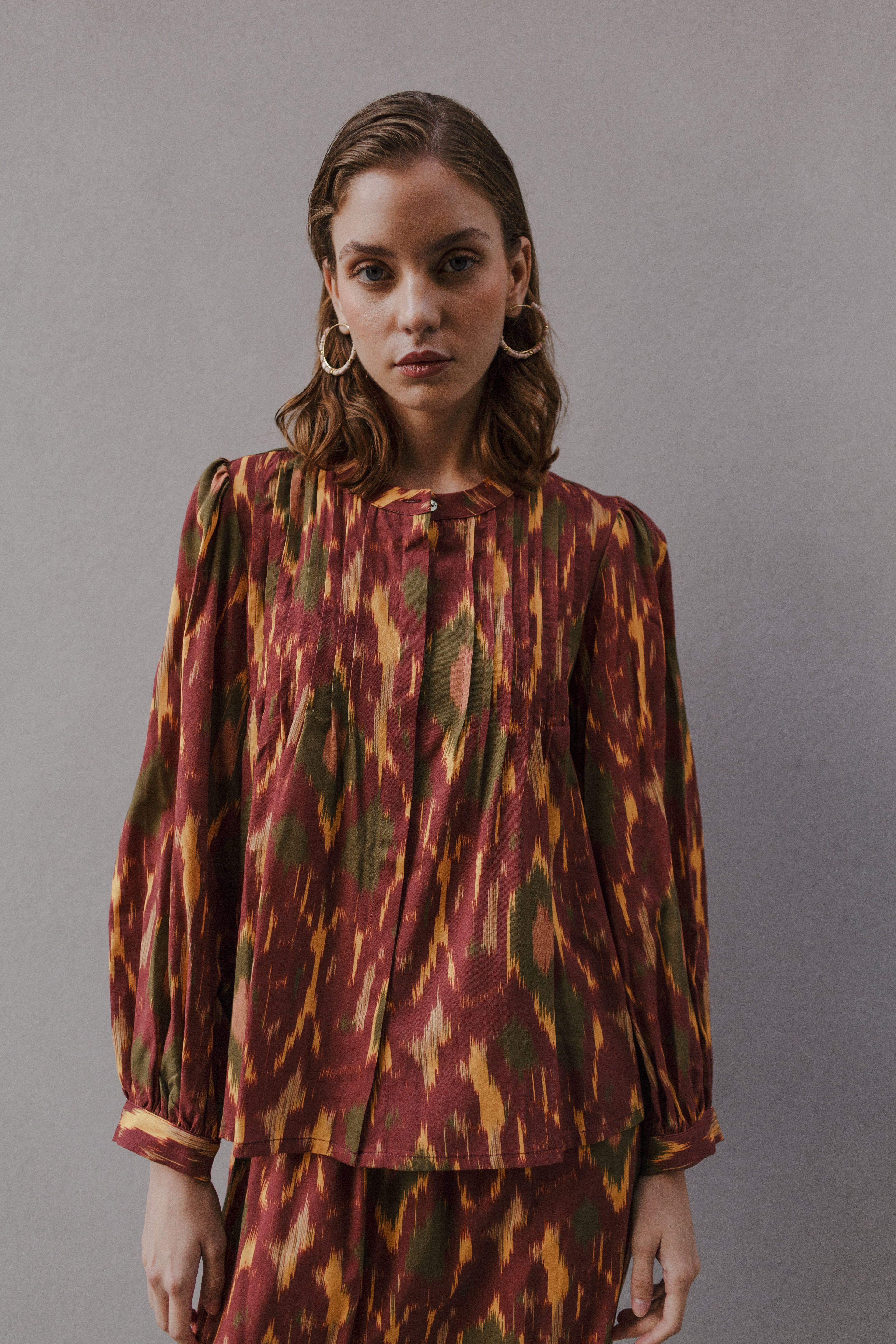 Blusa ZEA ABSTRACT PRINT TIERRA