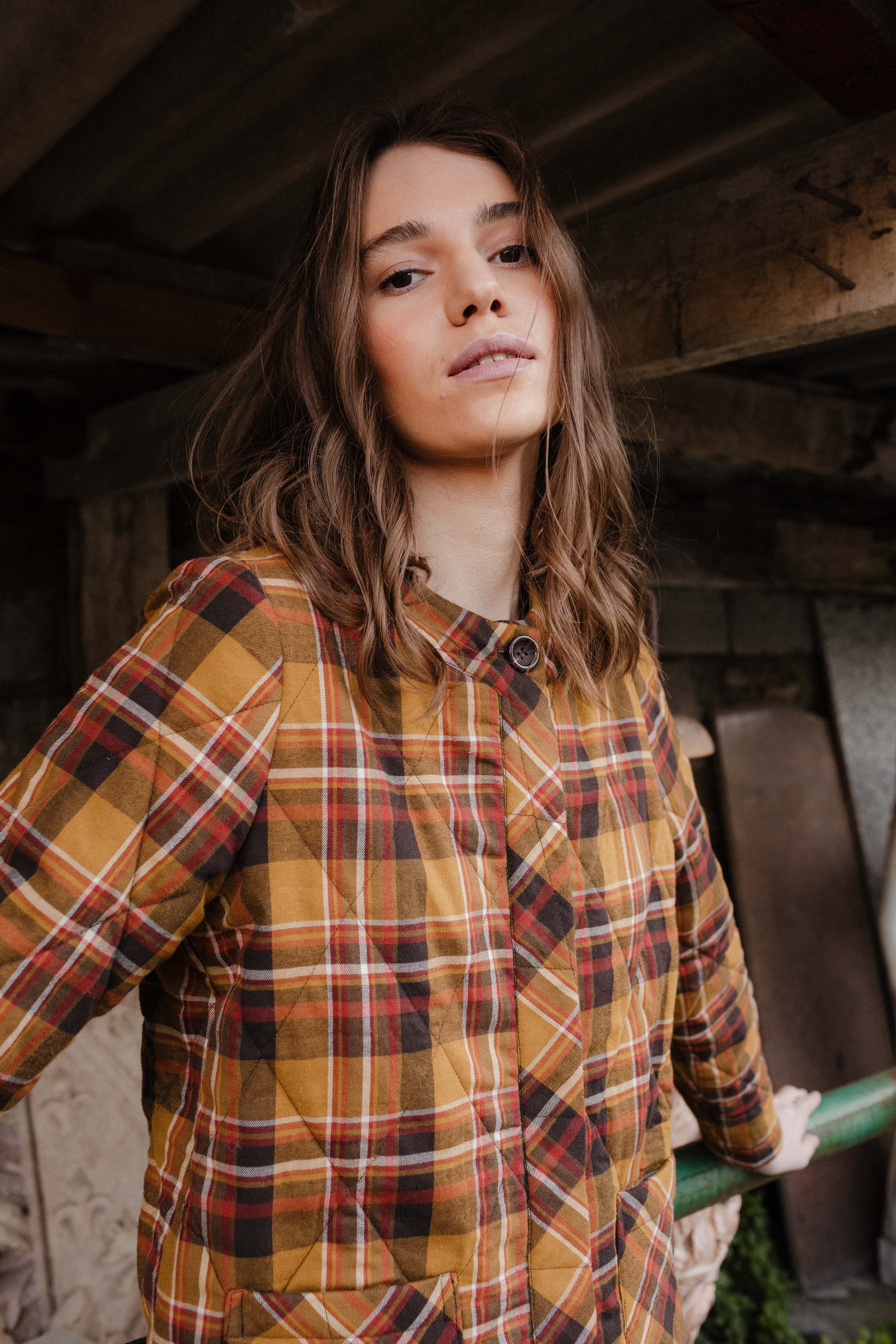 Chaqueta PIETRA acolchada cuadros