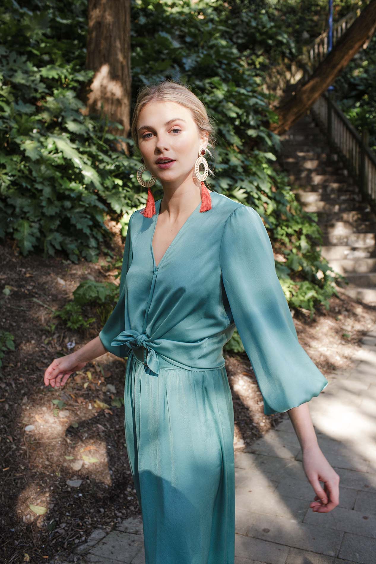 Green WALNUT blouse