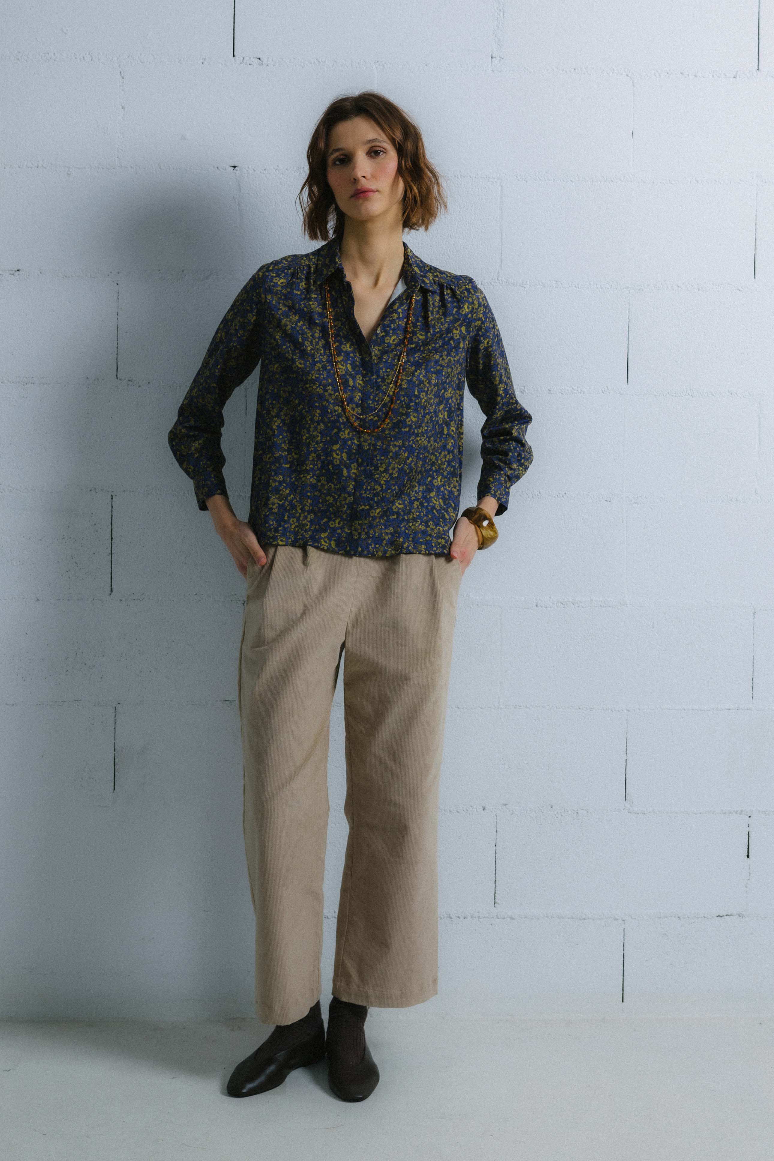 BLUSA PALMA MINI FLOWER PRINT