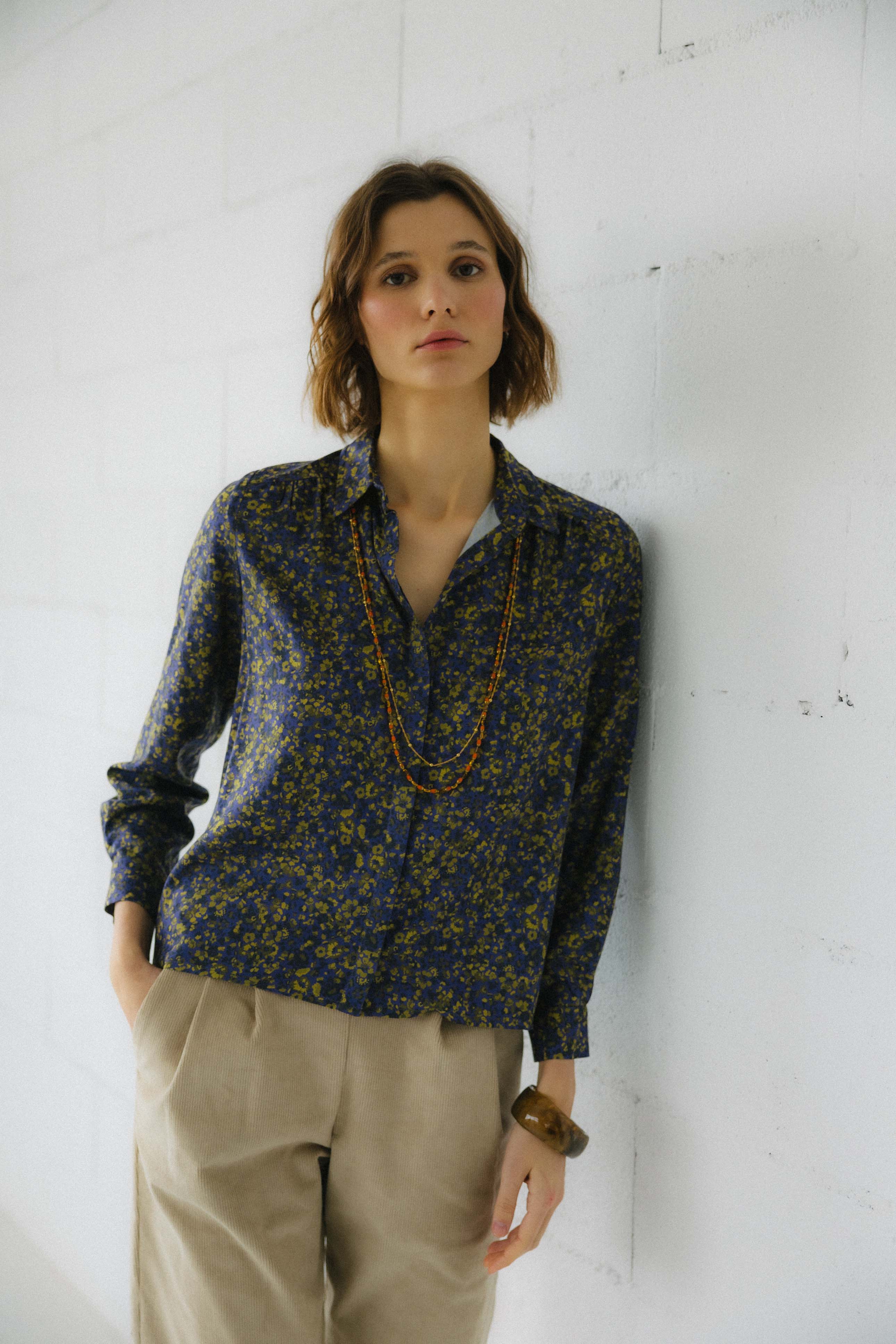 BLUSA PALMA MINI FLOWER PRINT