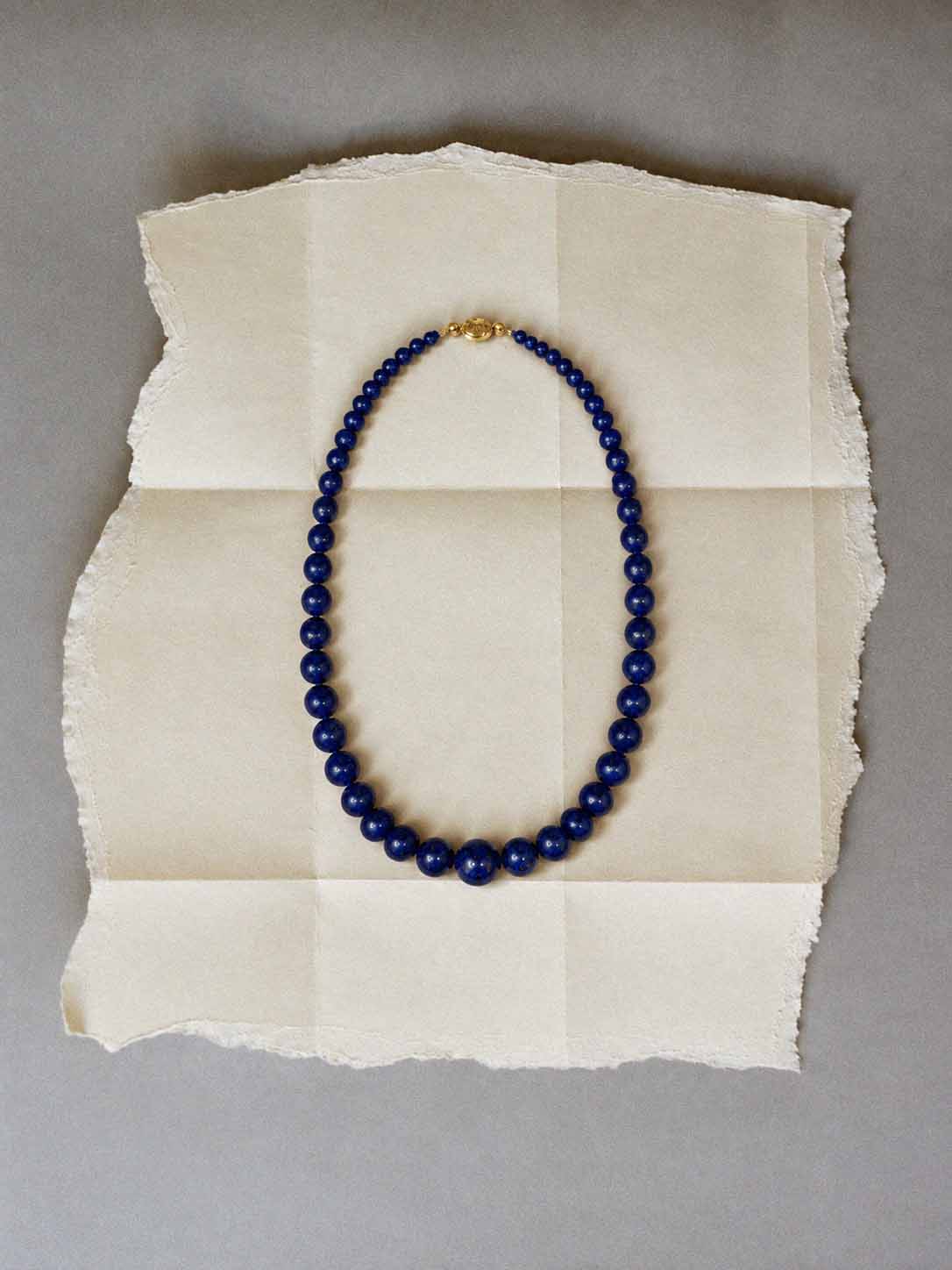 Collar encina azul