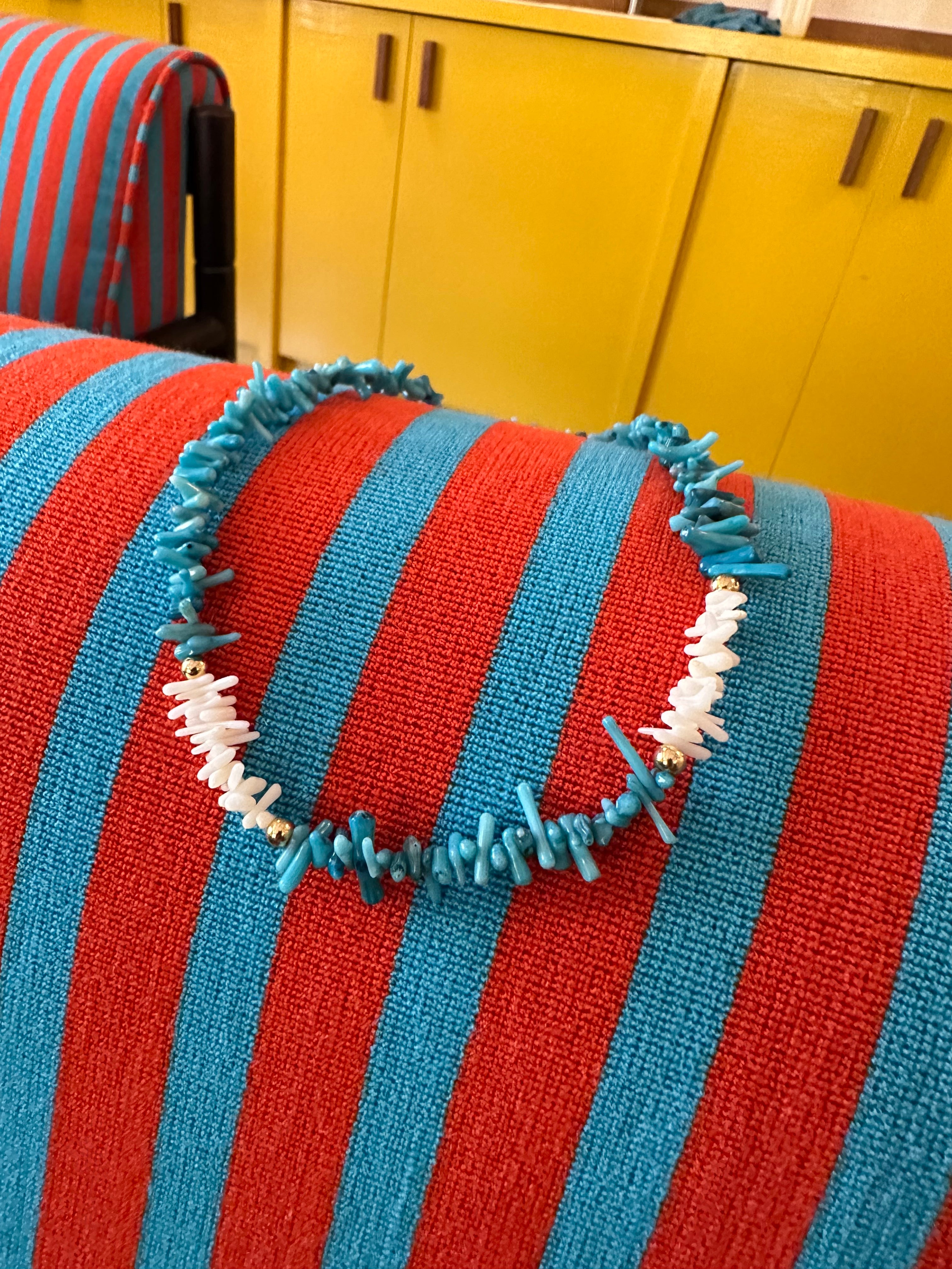 collar de piedra turquesa