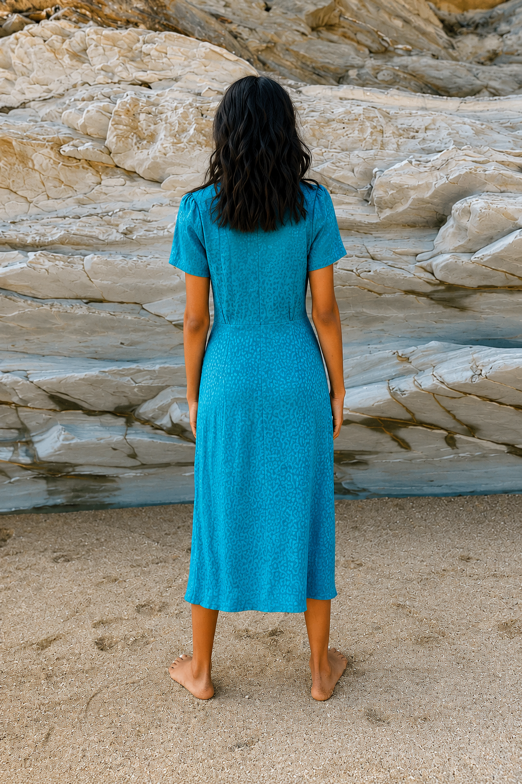 Vestido azul SOLÍN