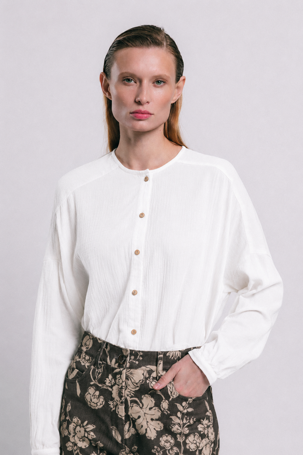 Blusa flux blanca