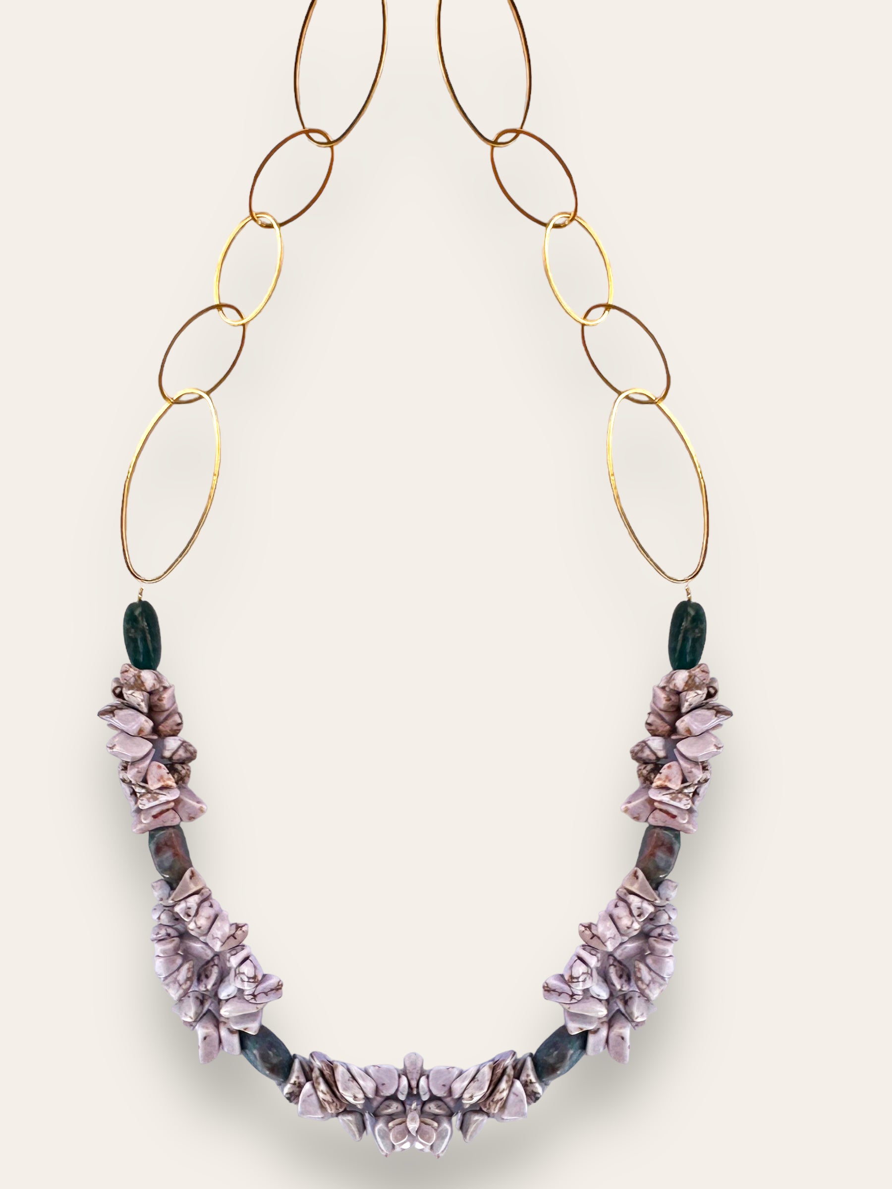 collier FAULT bleu