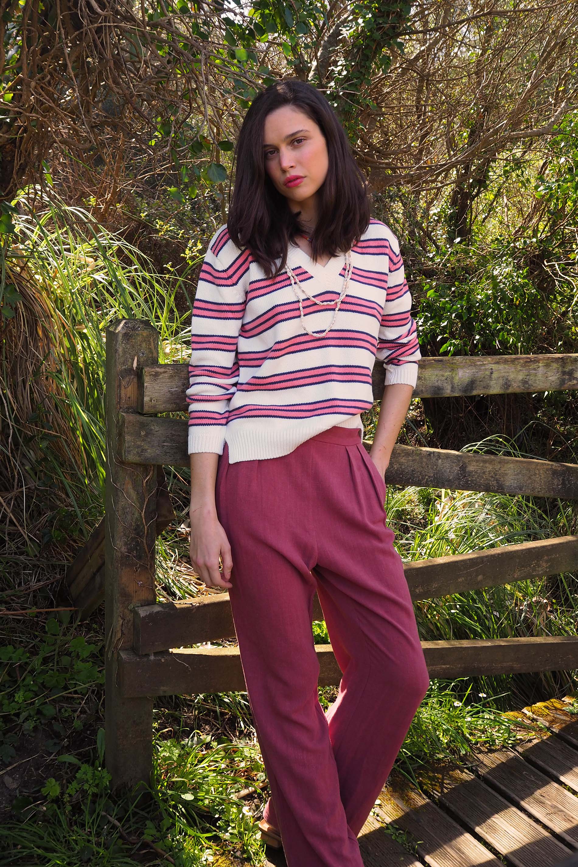 Jersey punto rayas ROMA