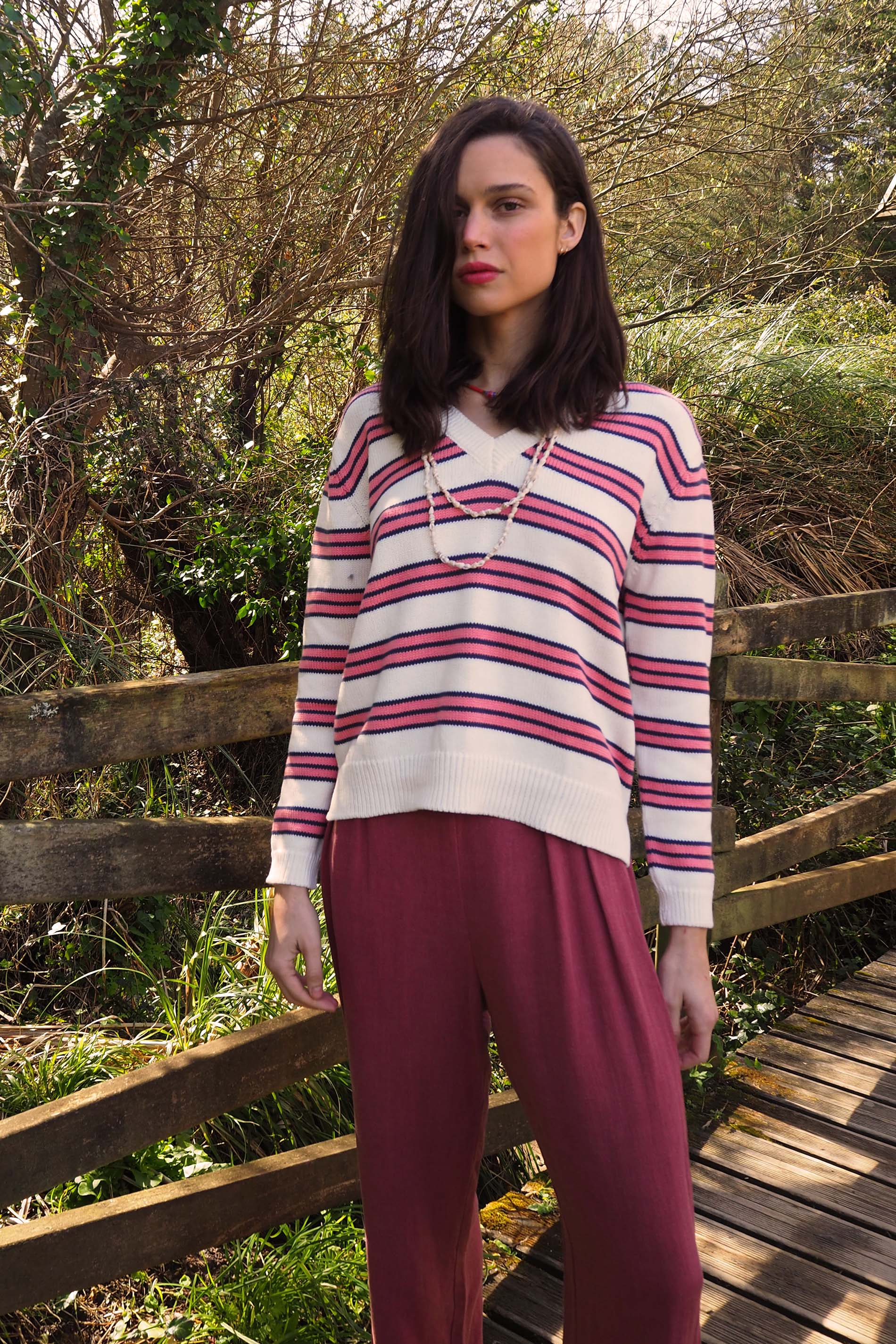 Jersey punto rayas ROMA