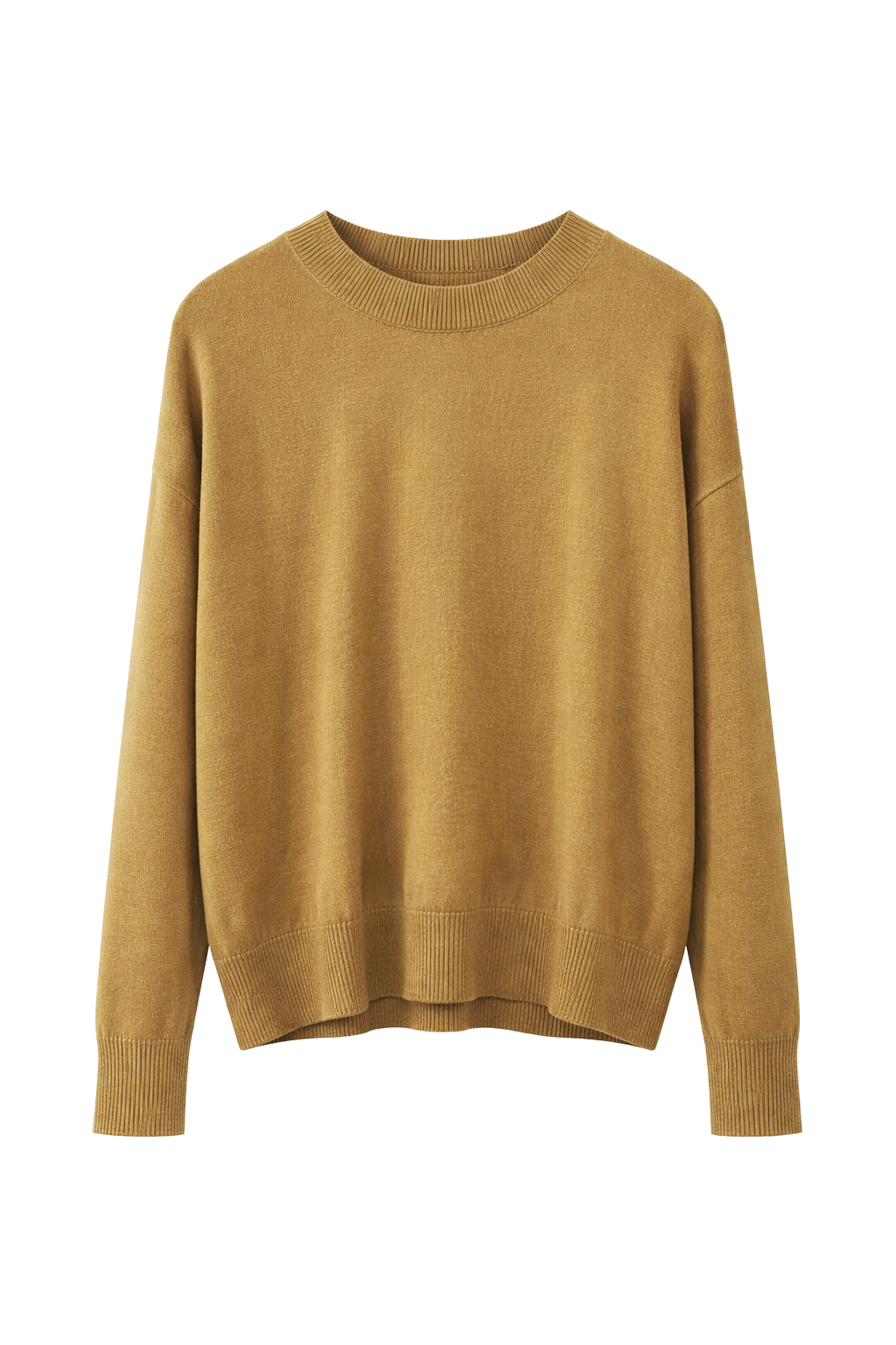 Jersey de punto fino Elvas mostaza