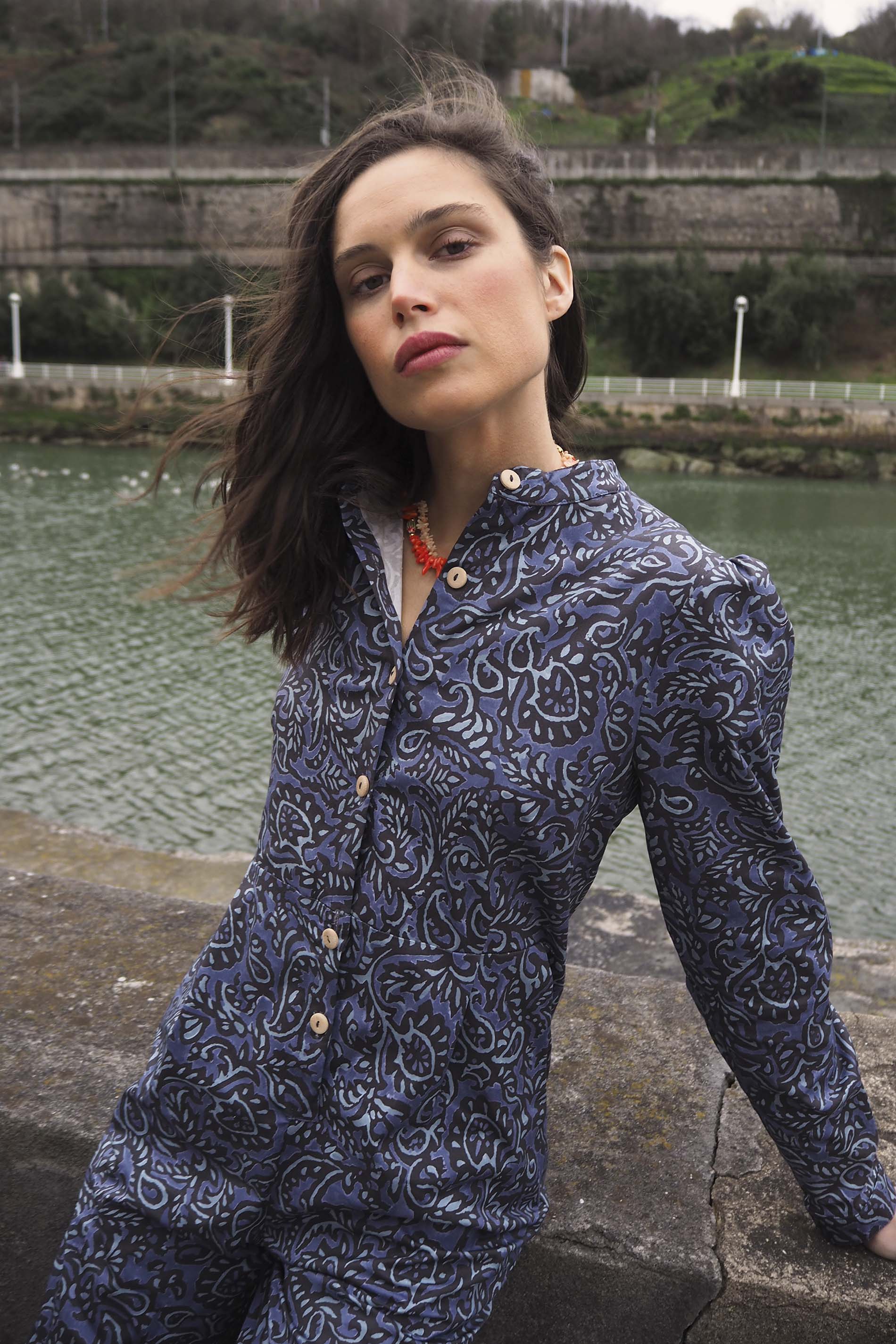 Mono PULA etnic azul