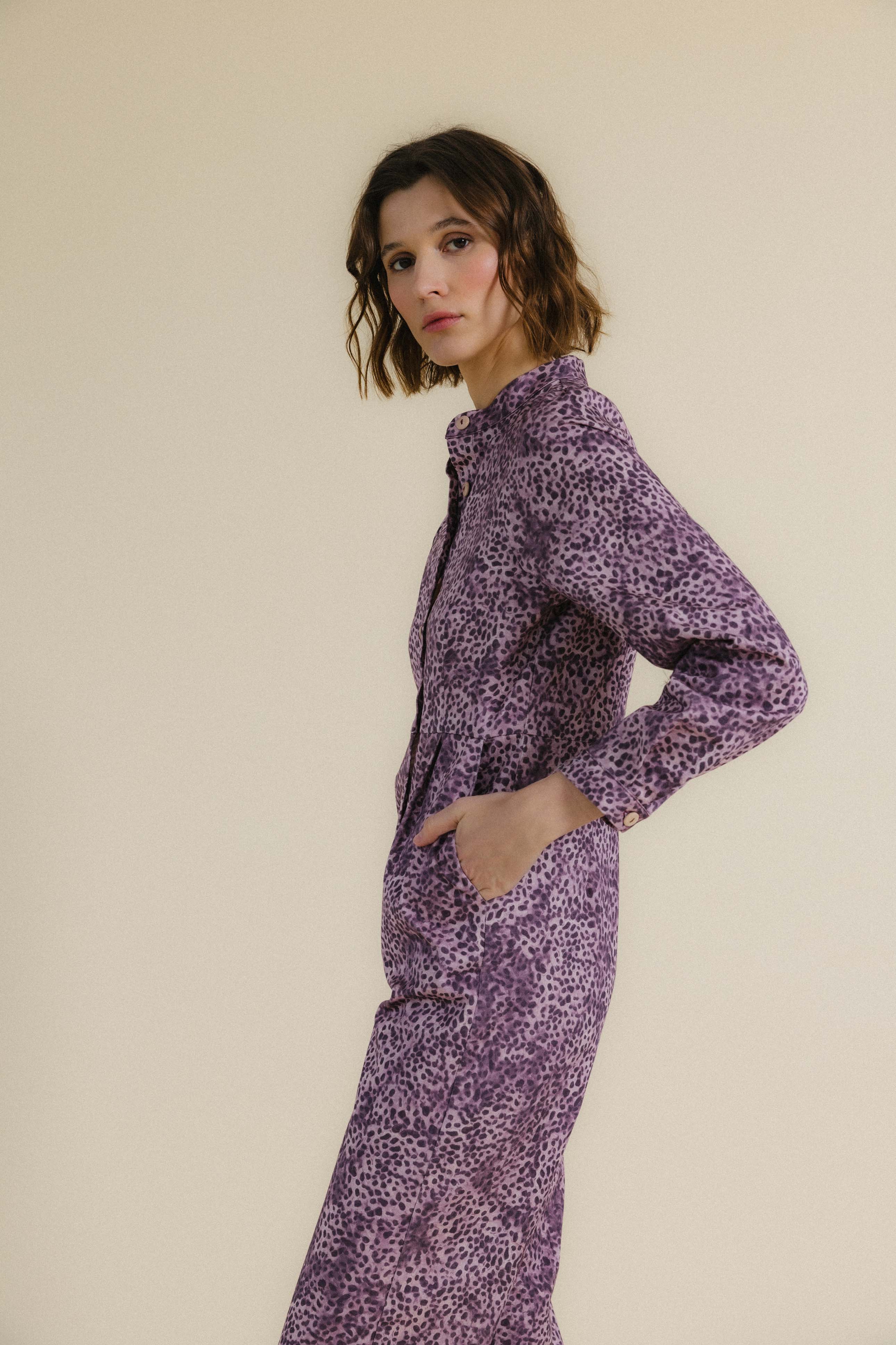 Mono PULA ANIMAL PRINT MALVA