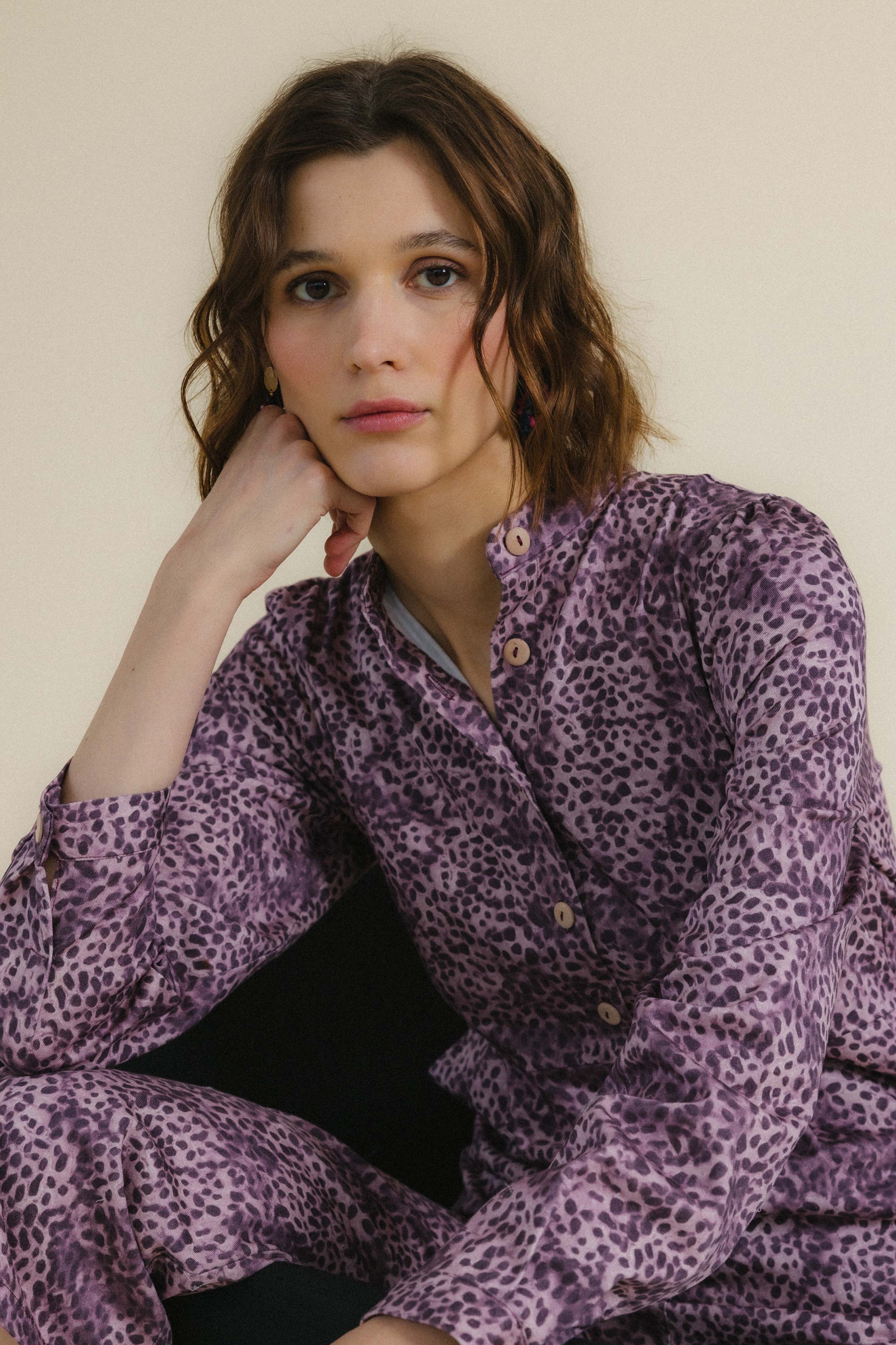 Mono PULA ANIMAL PRINT MALVA