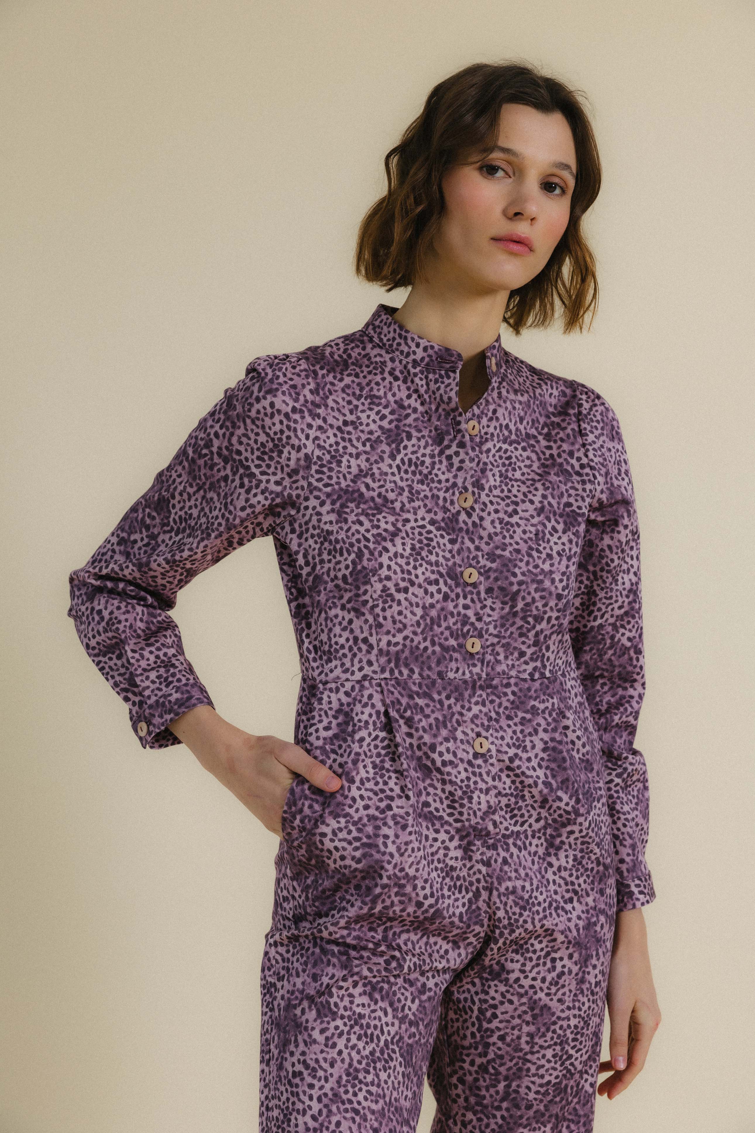 Mono PULA ANIMAL PRINT MALVA