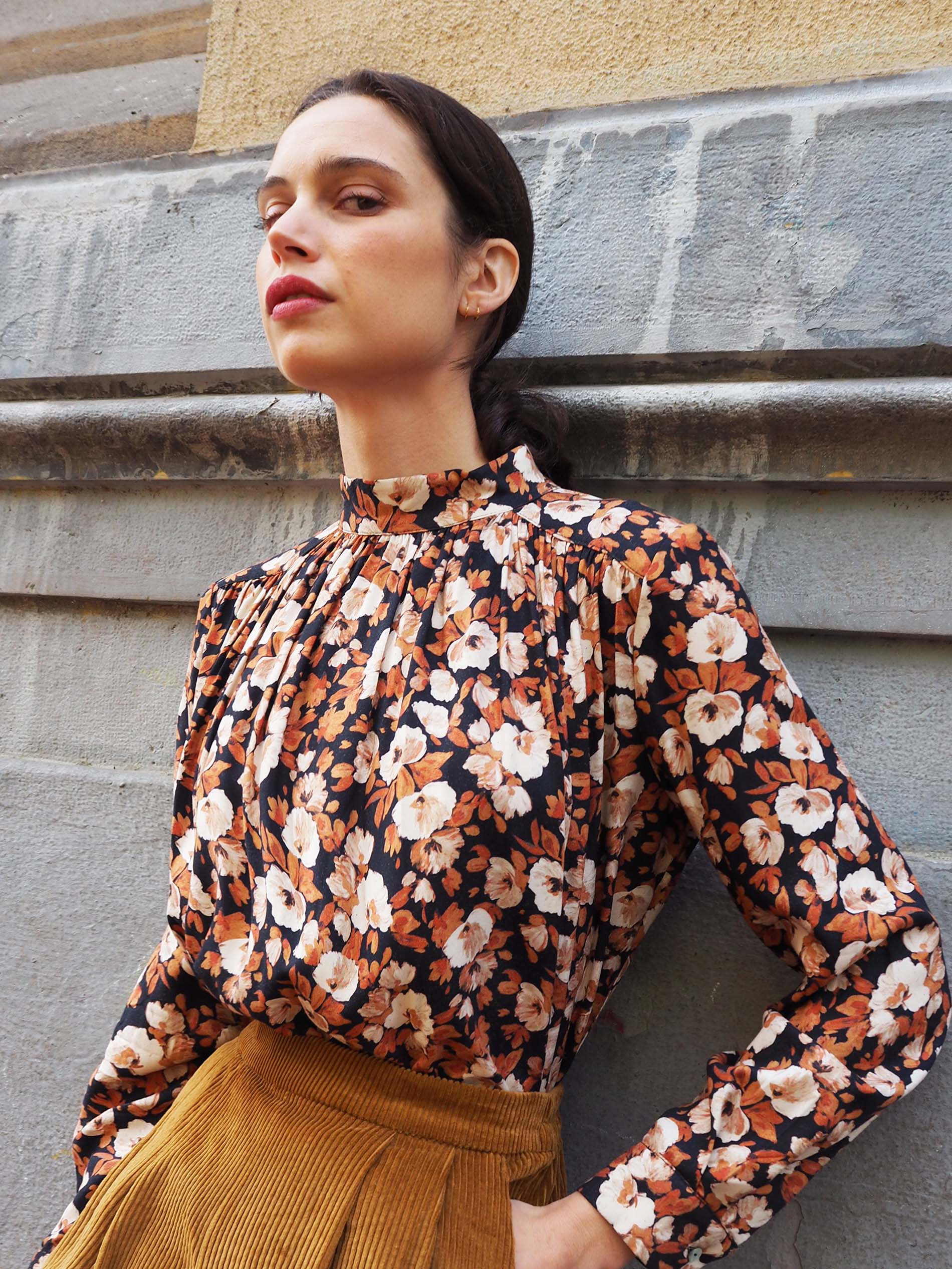 Blusa HALDEN camelia
