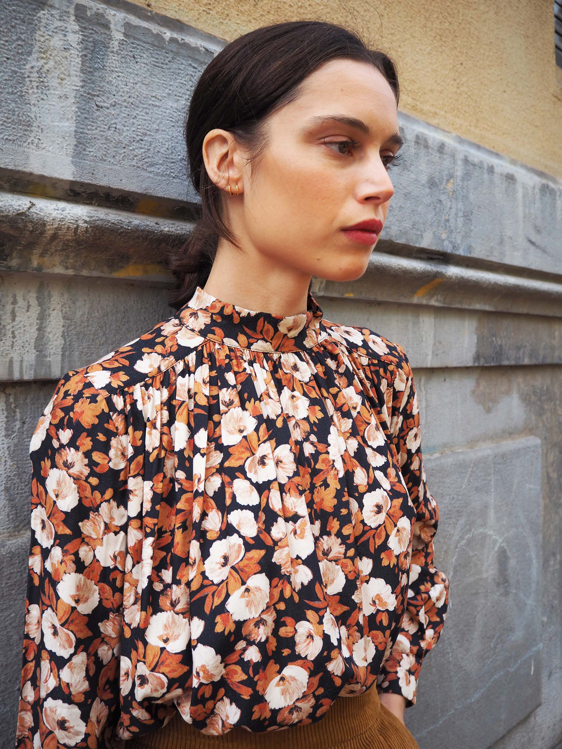 Blusa HALDEN camelia