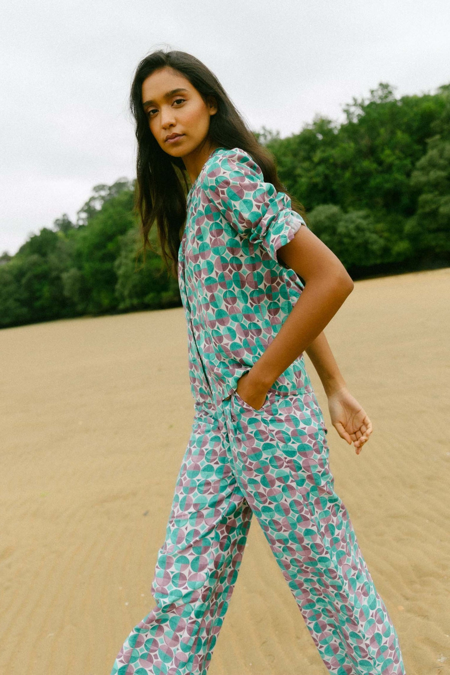 Pantalón MILLET geométrico