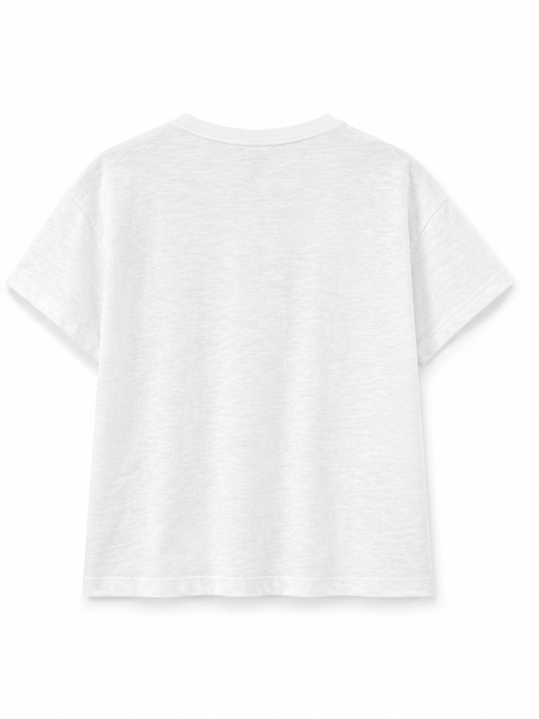 Camiseta blanca bordado TRIANABYC