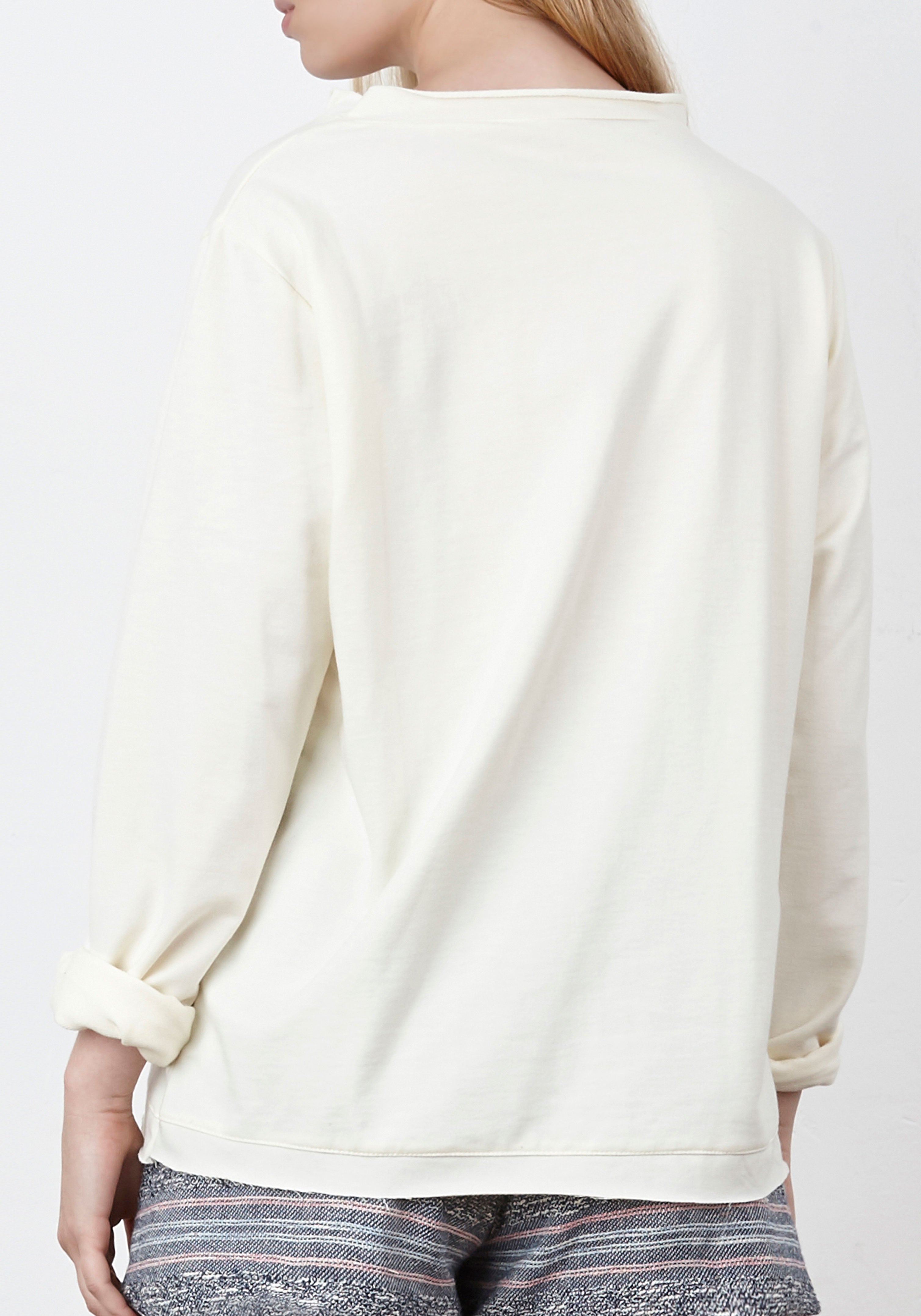 White sweatshirt DREAM BIG