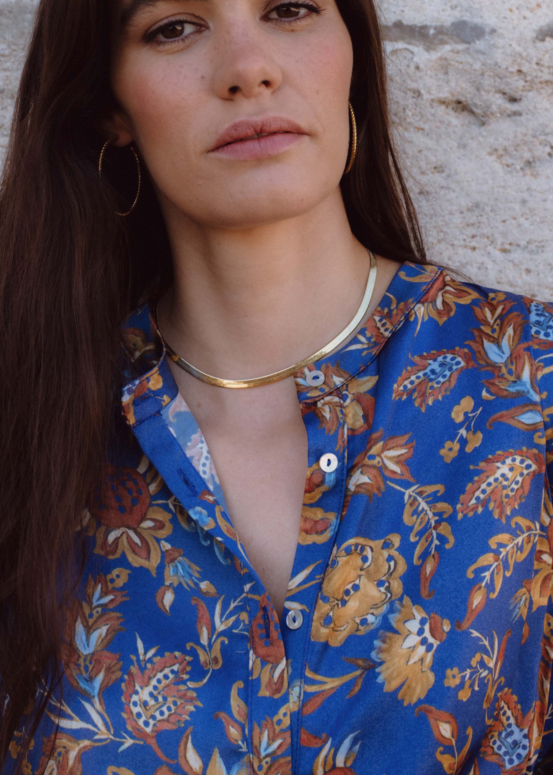 Blusa MARKER print jazmín