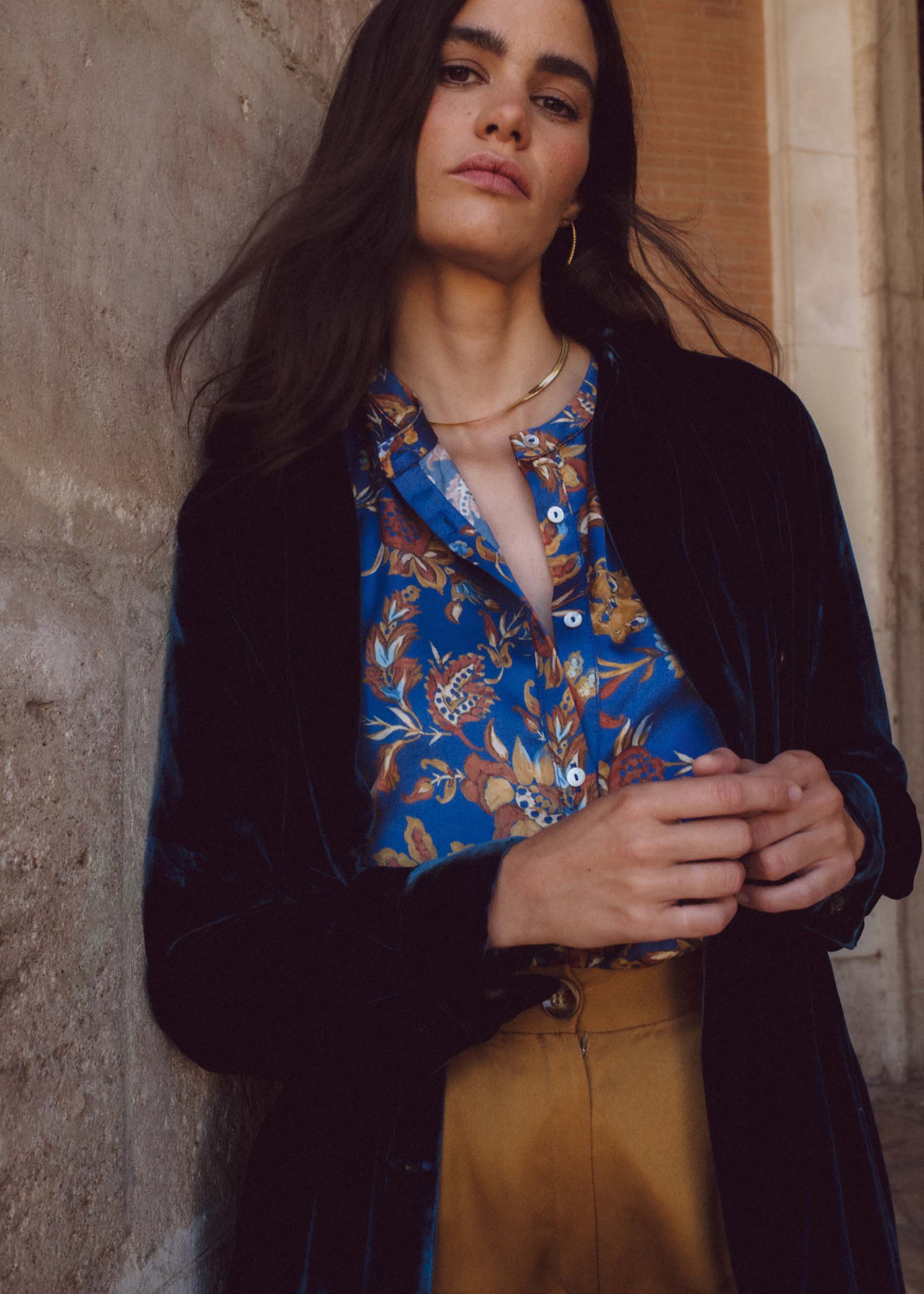 Blusa MARKER print jazmín