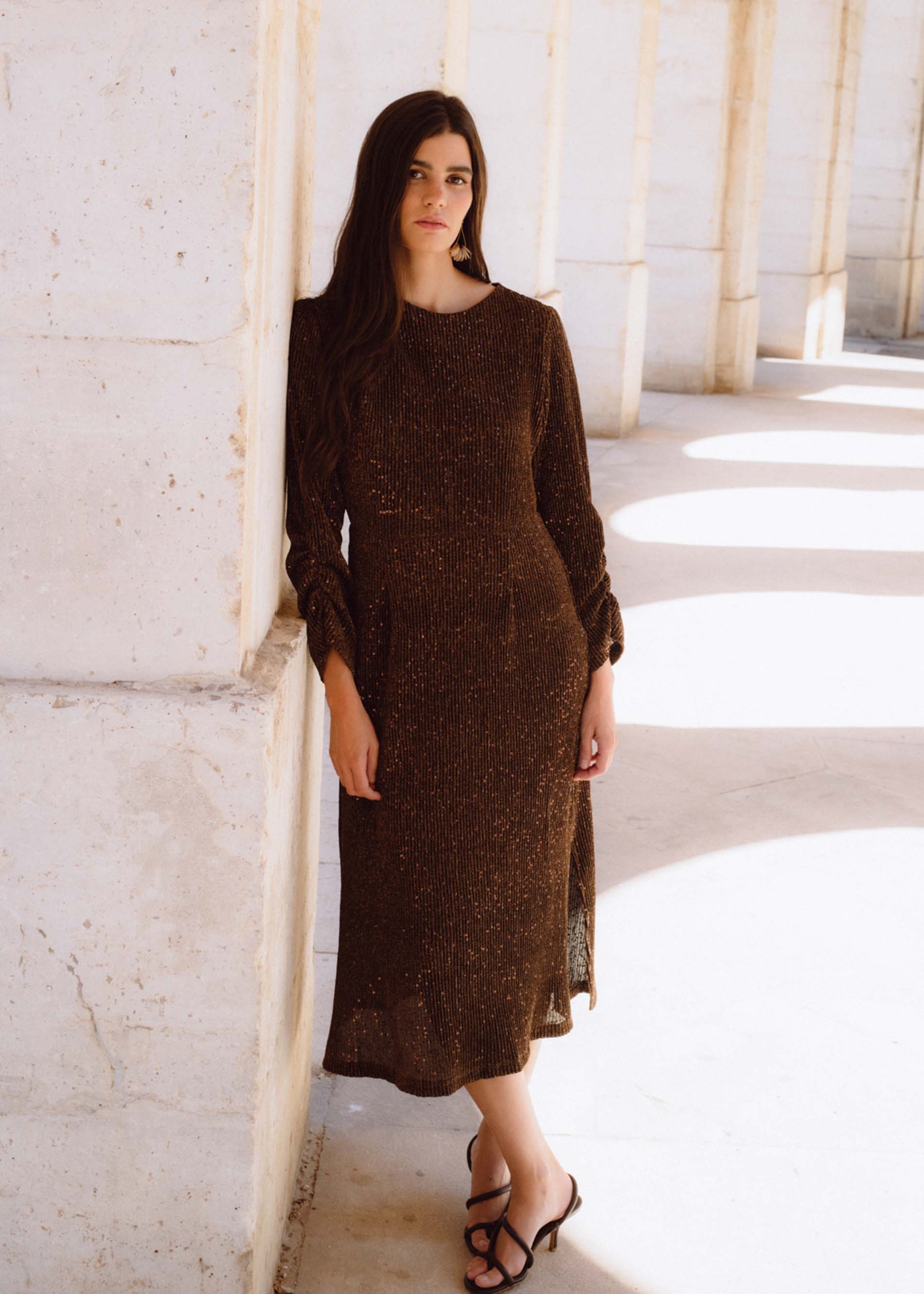 Vestido CALVI lentejuelas