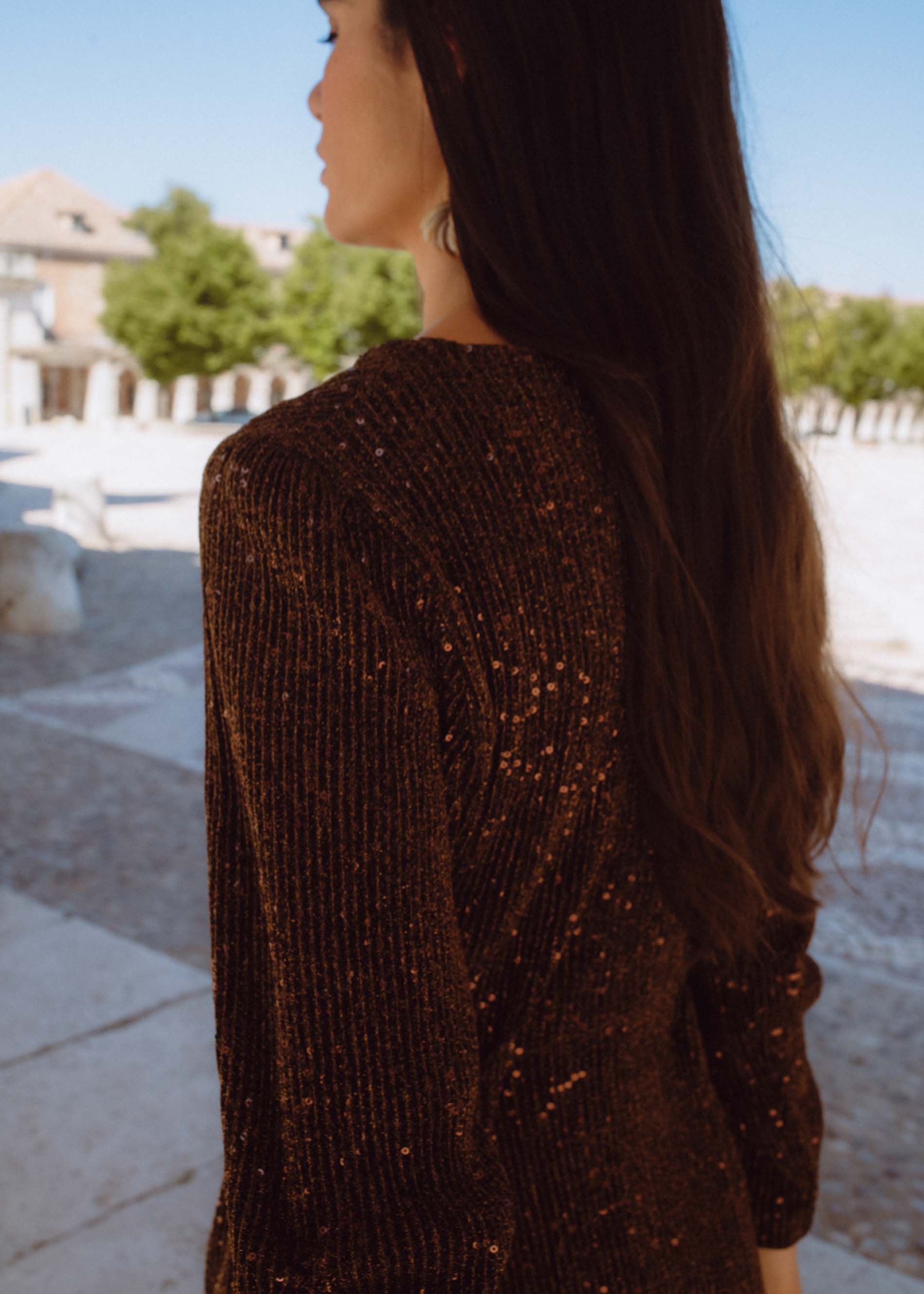 Vestido CALVI lentejuelas