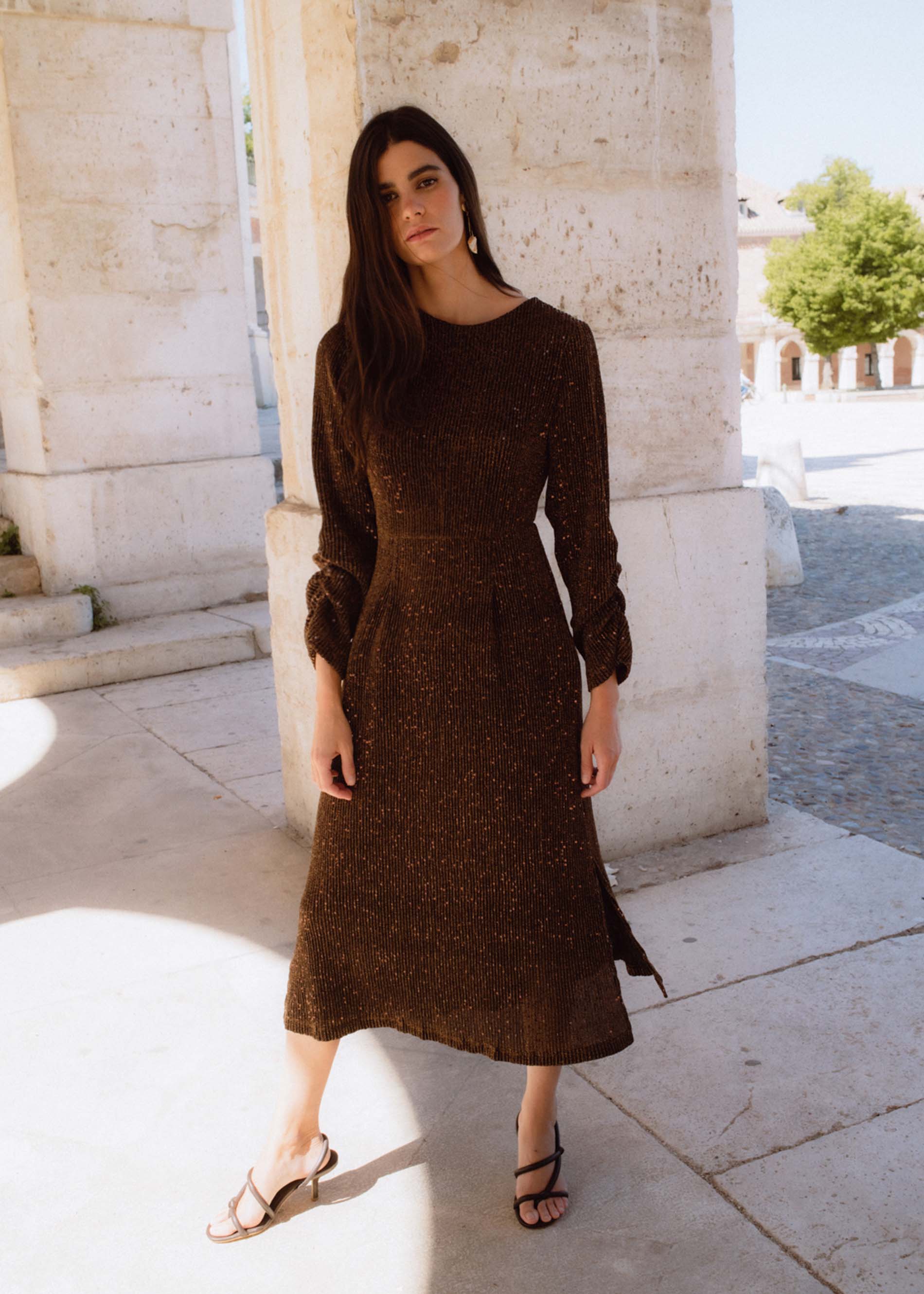 Vestido CALVI lentejuelas