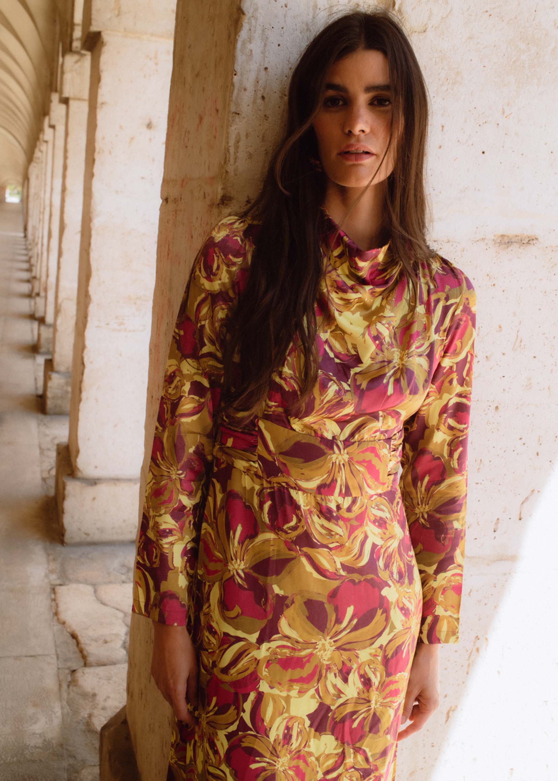 Vestido MOSS PINK GARDEN