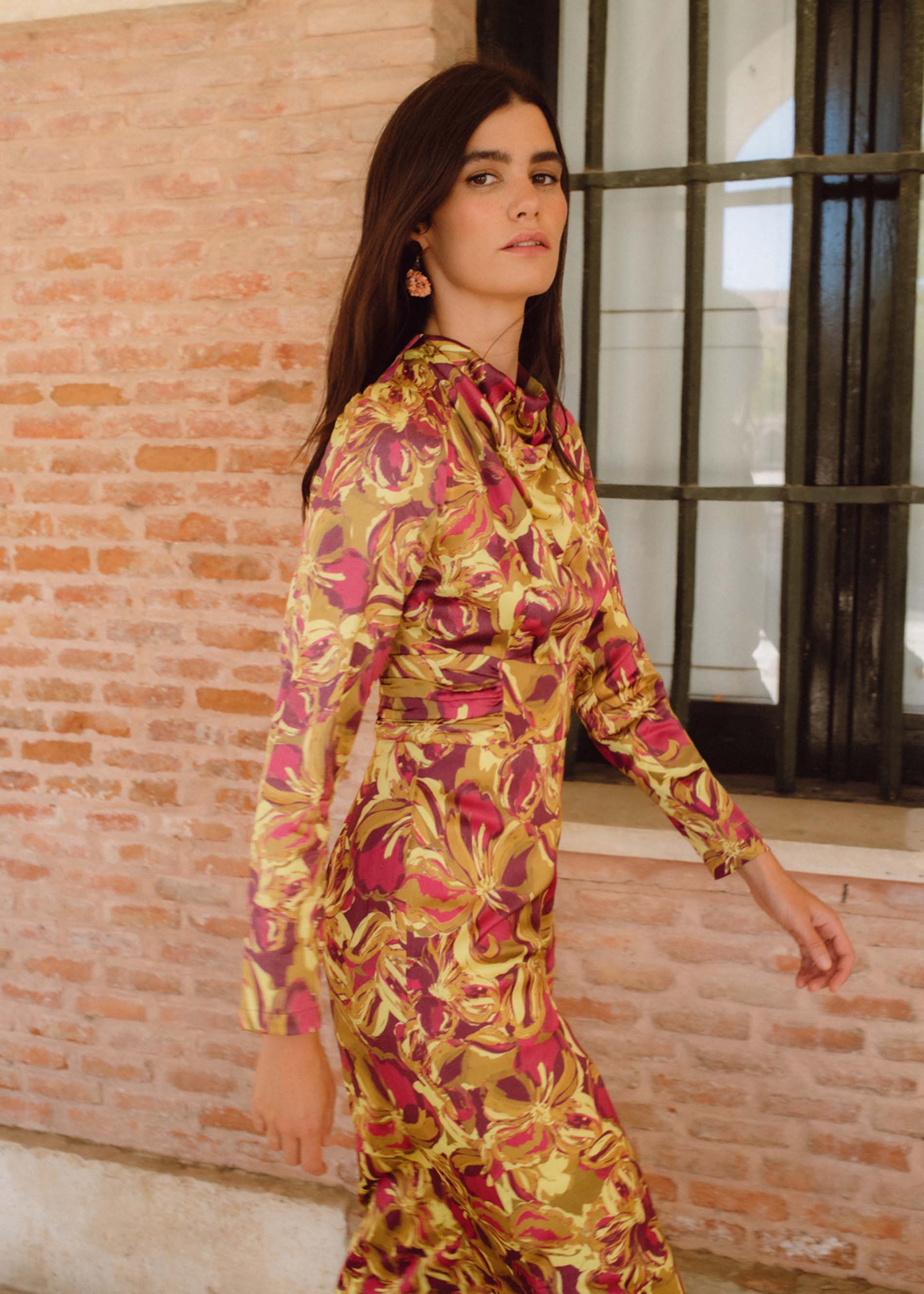 Vestido MOSS PINK GARDEN