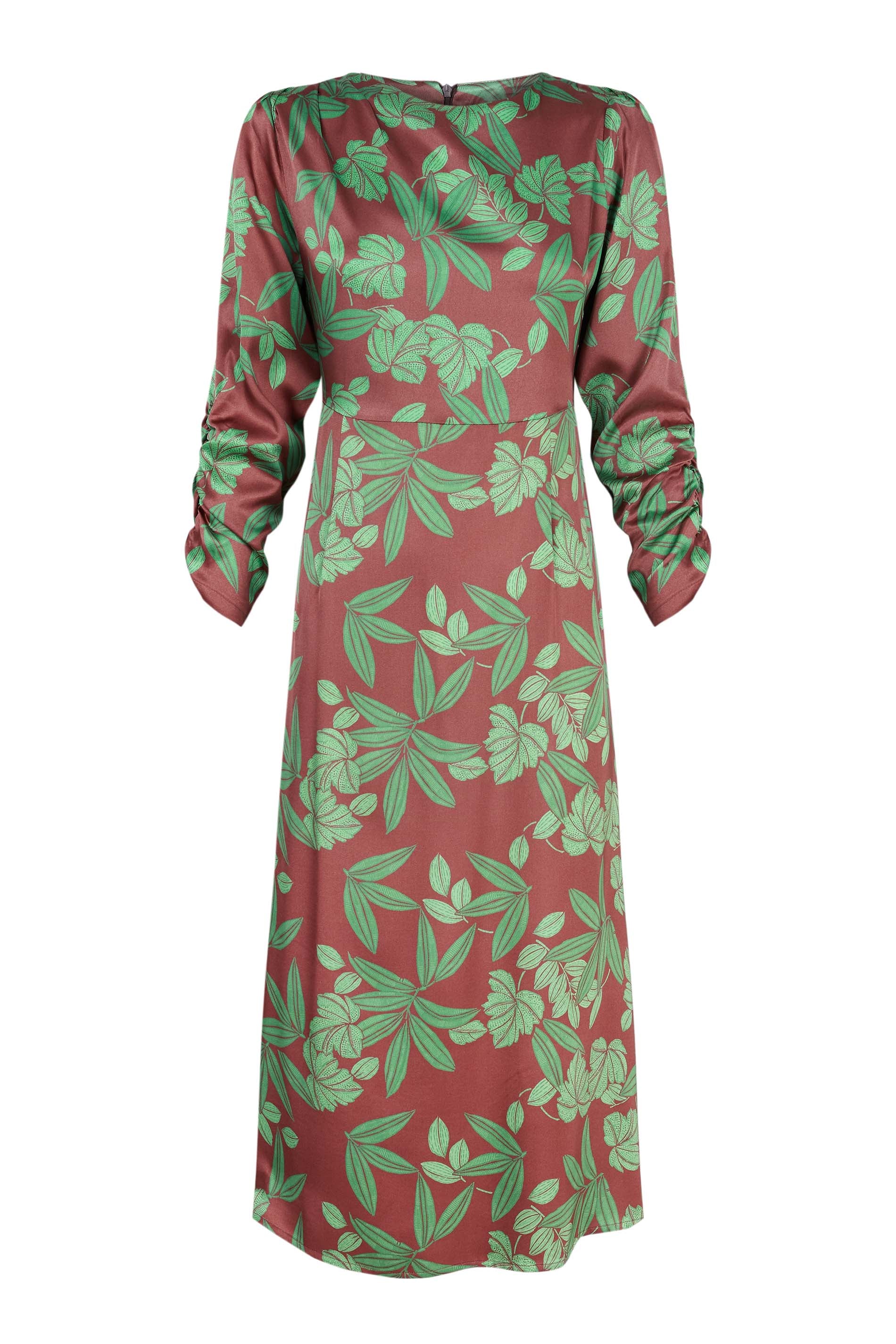 Vestido CALVI HOJAS