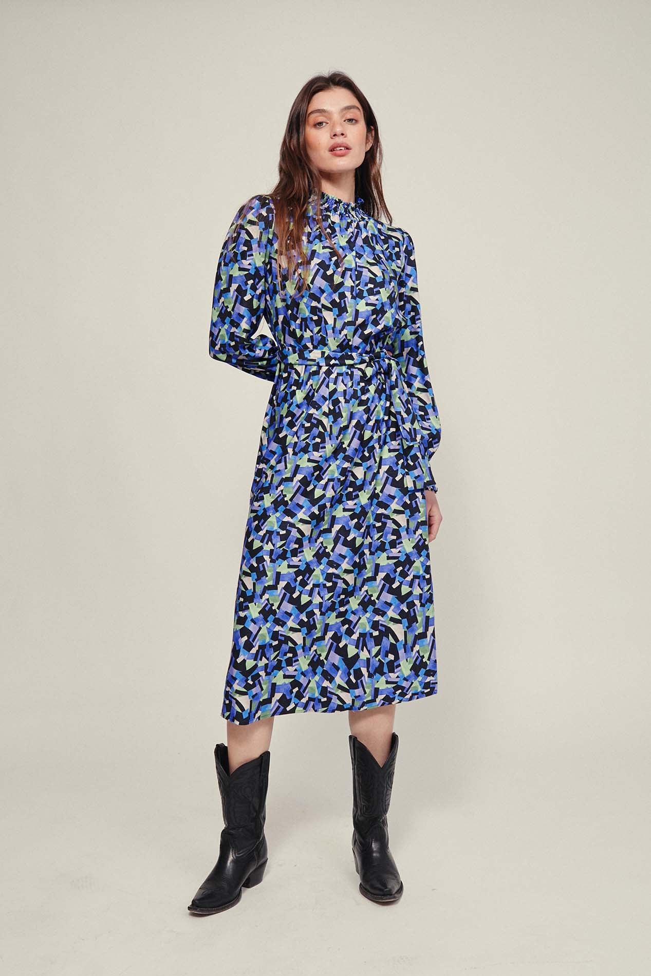 Vestido NESS GEOMÉTRICO