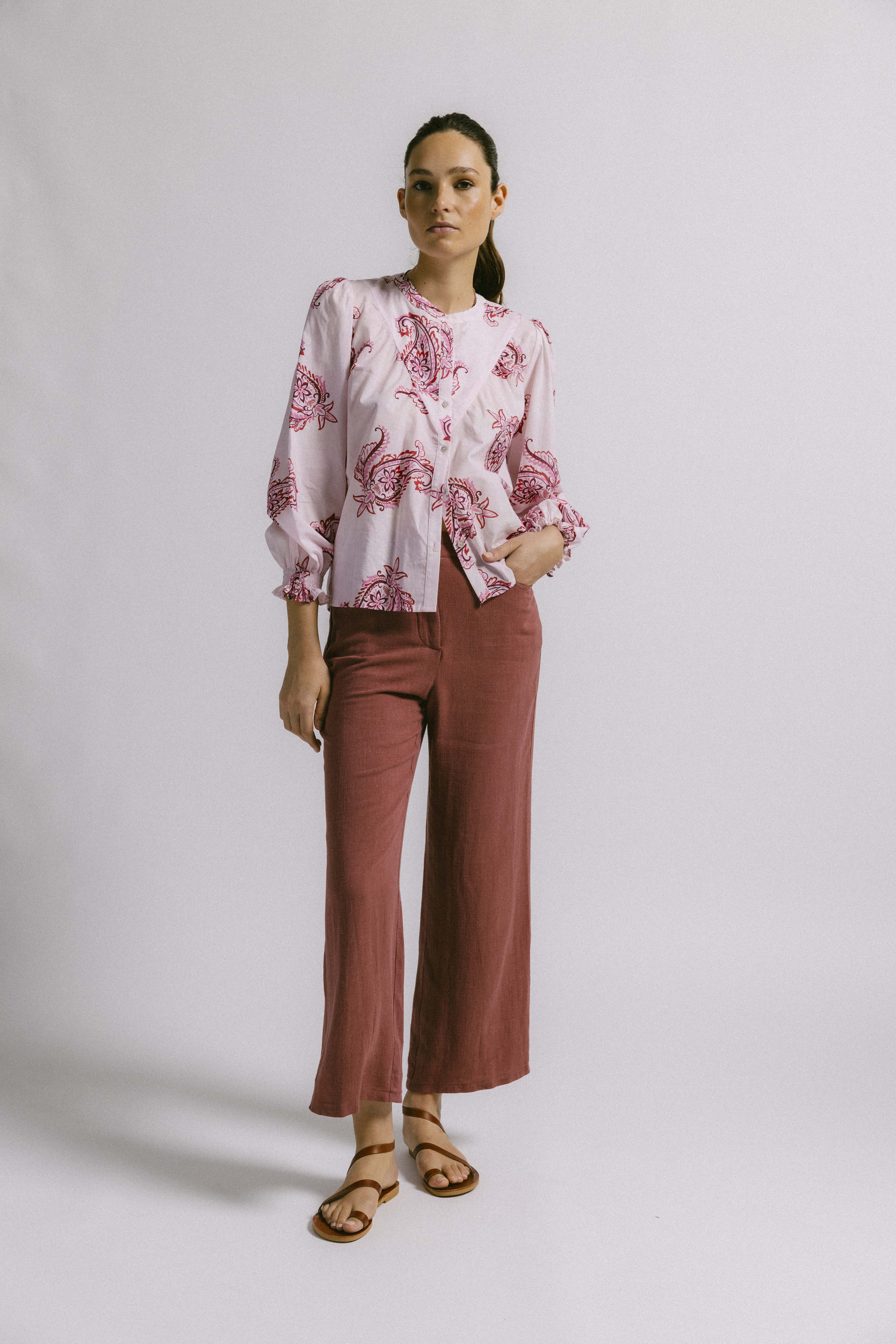 Blusa vol pasley rosa