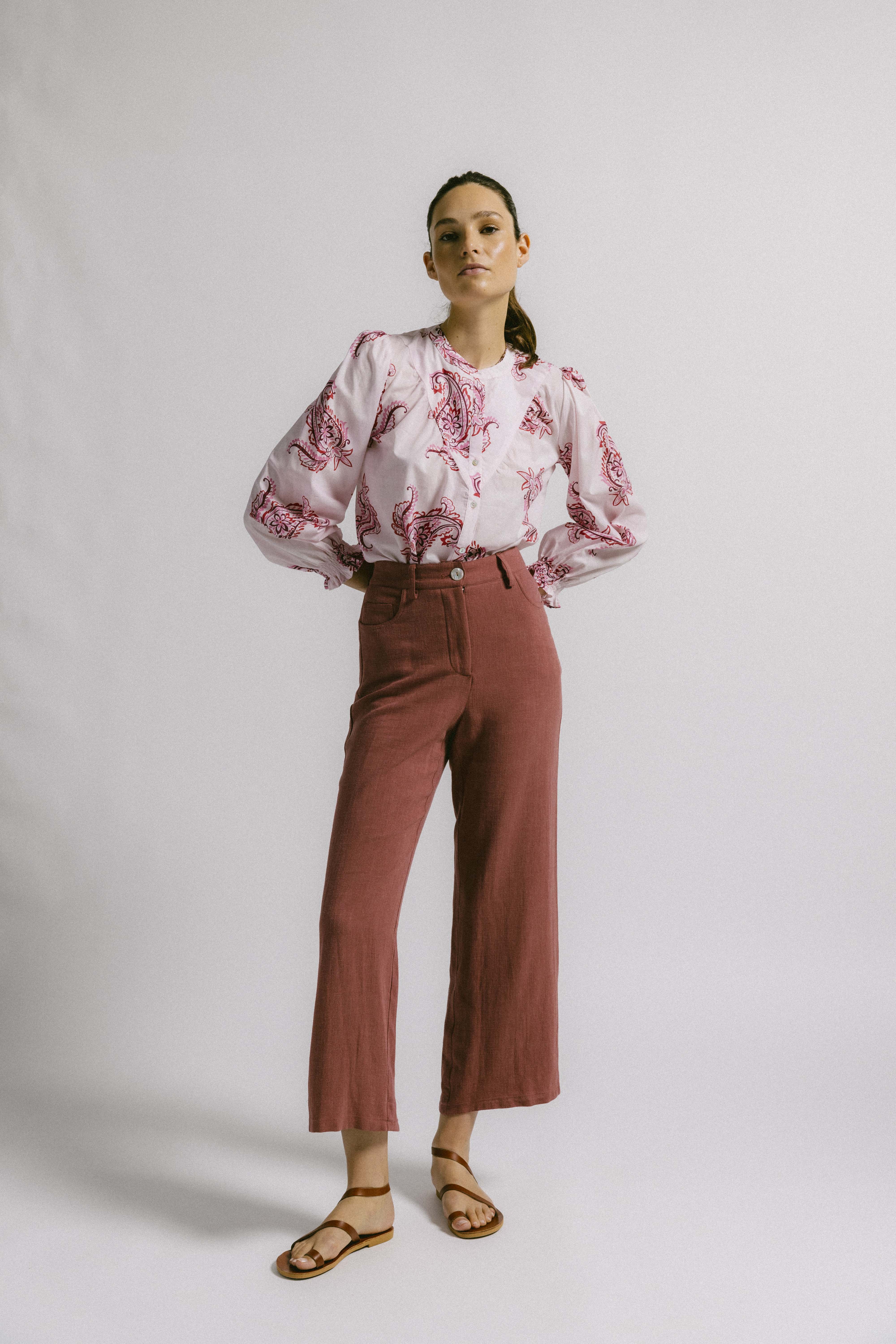 Blusa vol pasley rosa