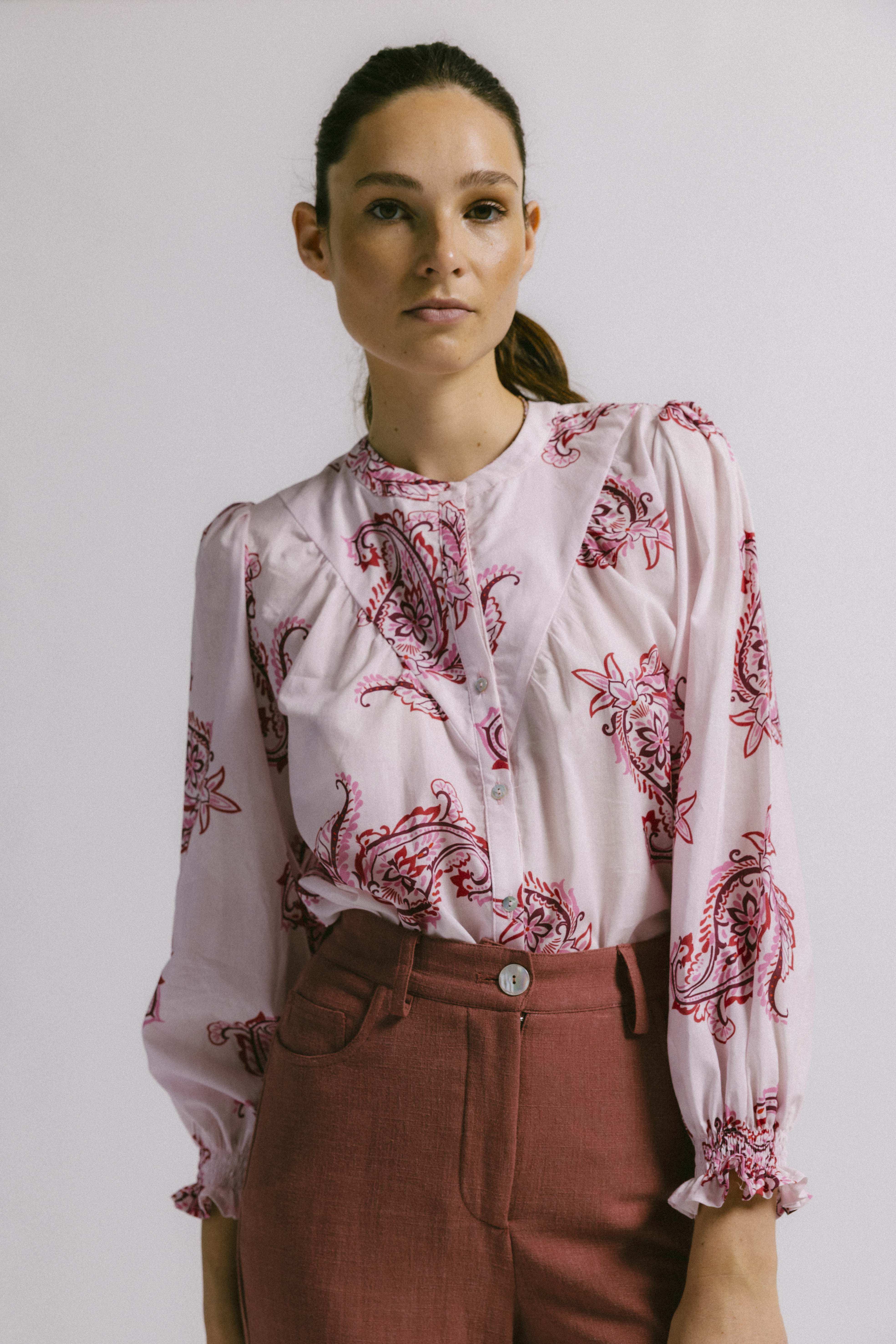 Blusa vol pasley rosa