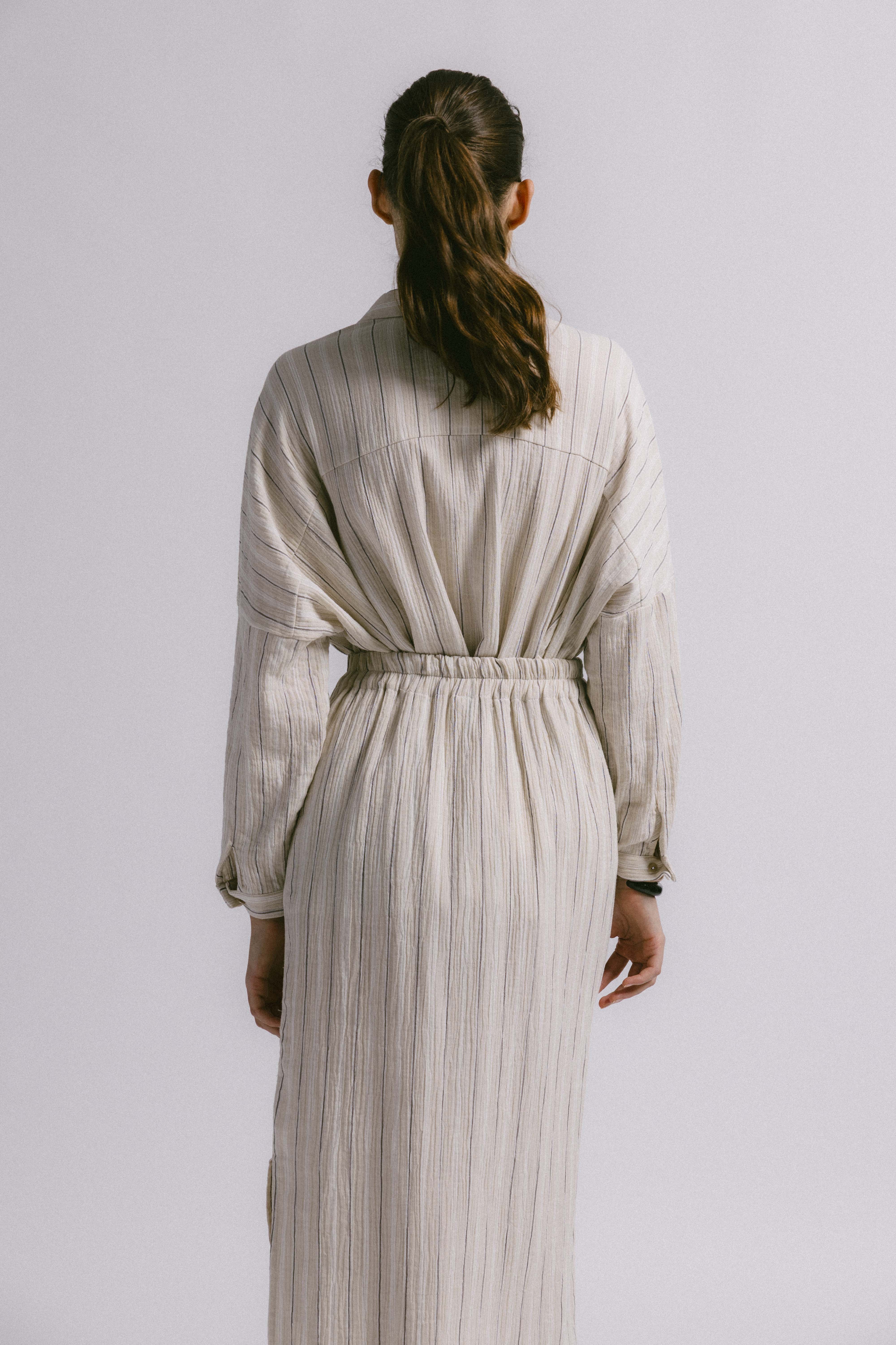 FALDA FLIN RAYA BEIGE