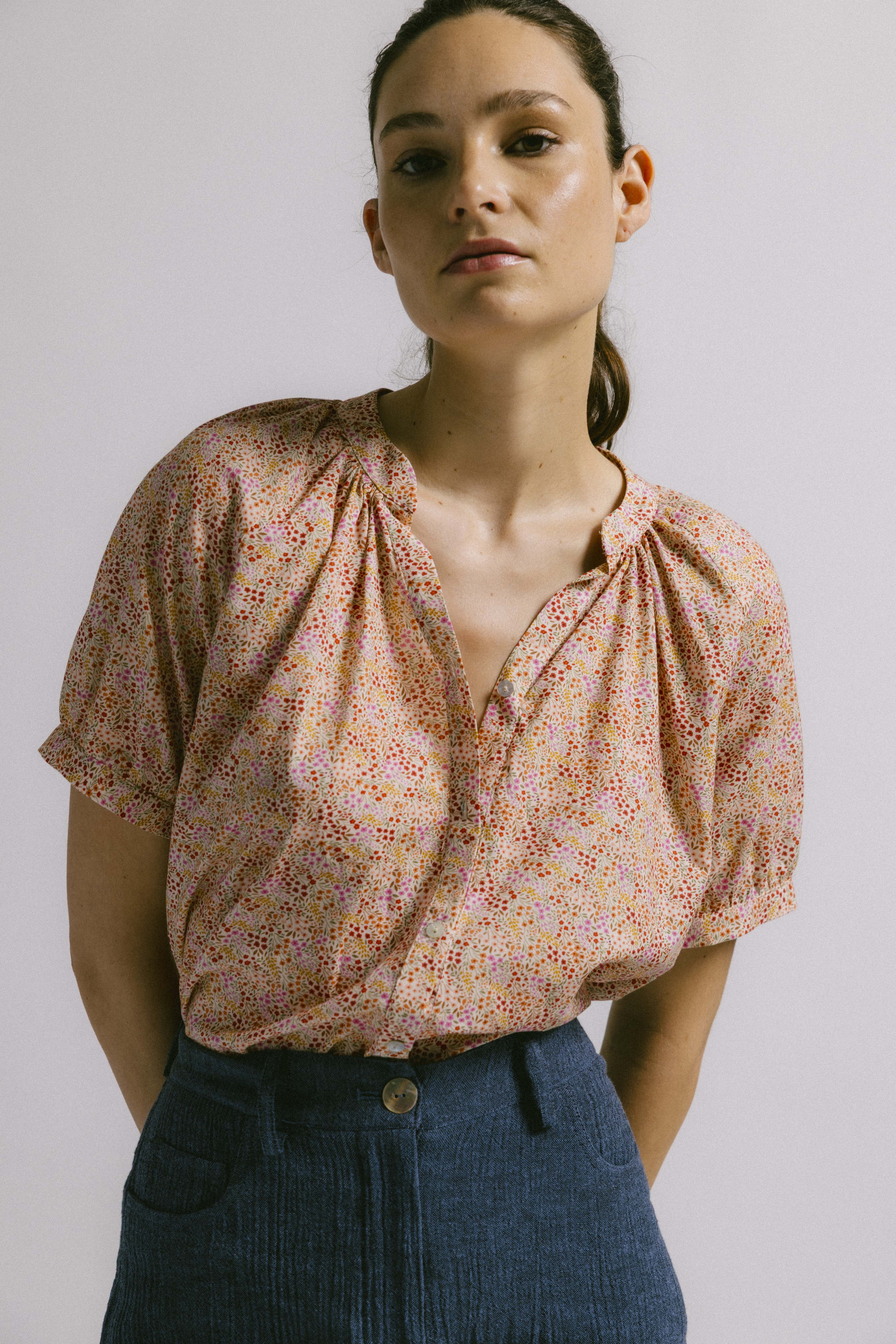 Blusa morera multicolor