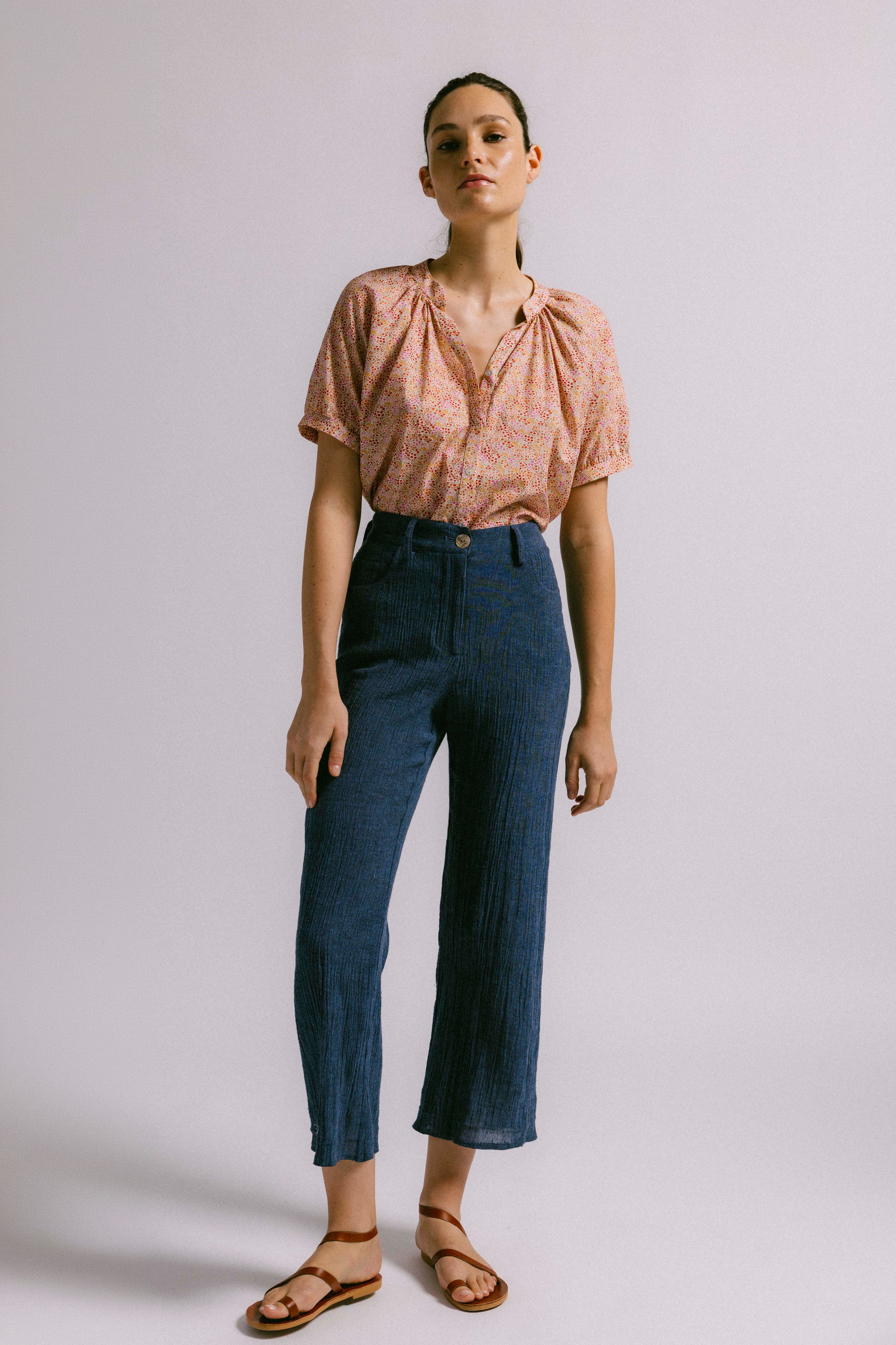 Blusa morera multicolor