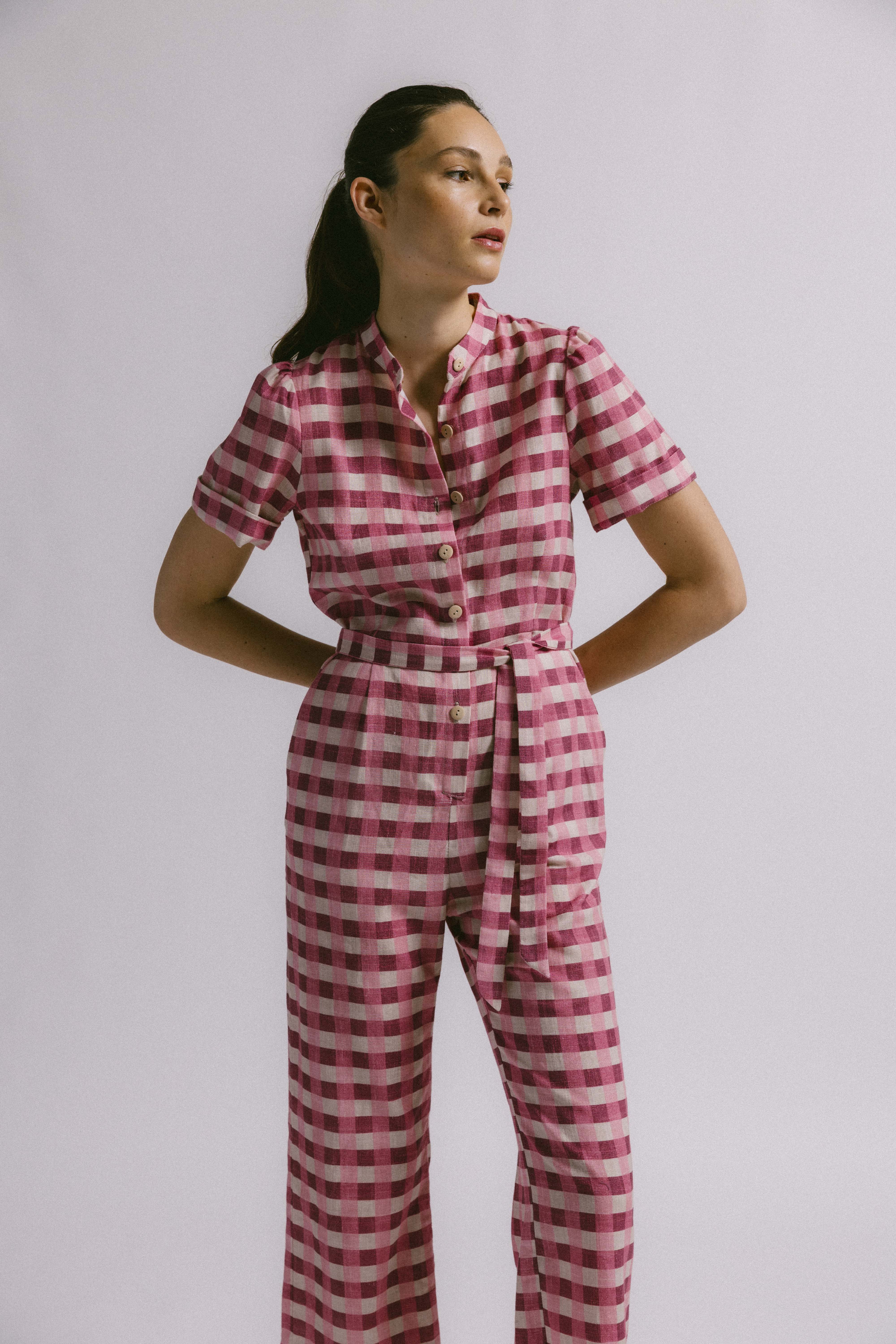 MONO PAPIRO VICHY TIERRA ROSA