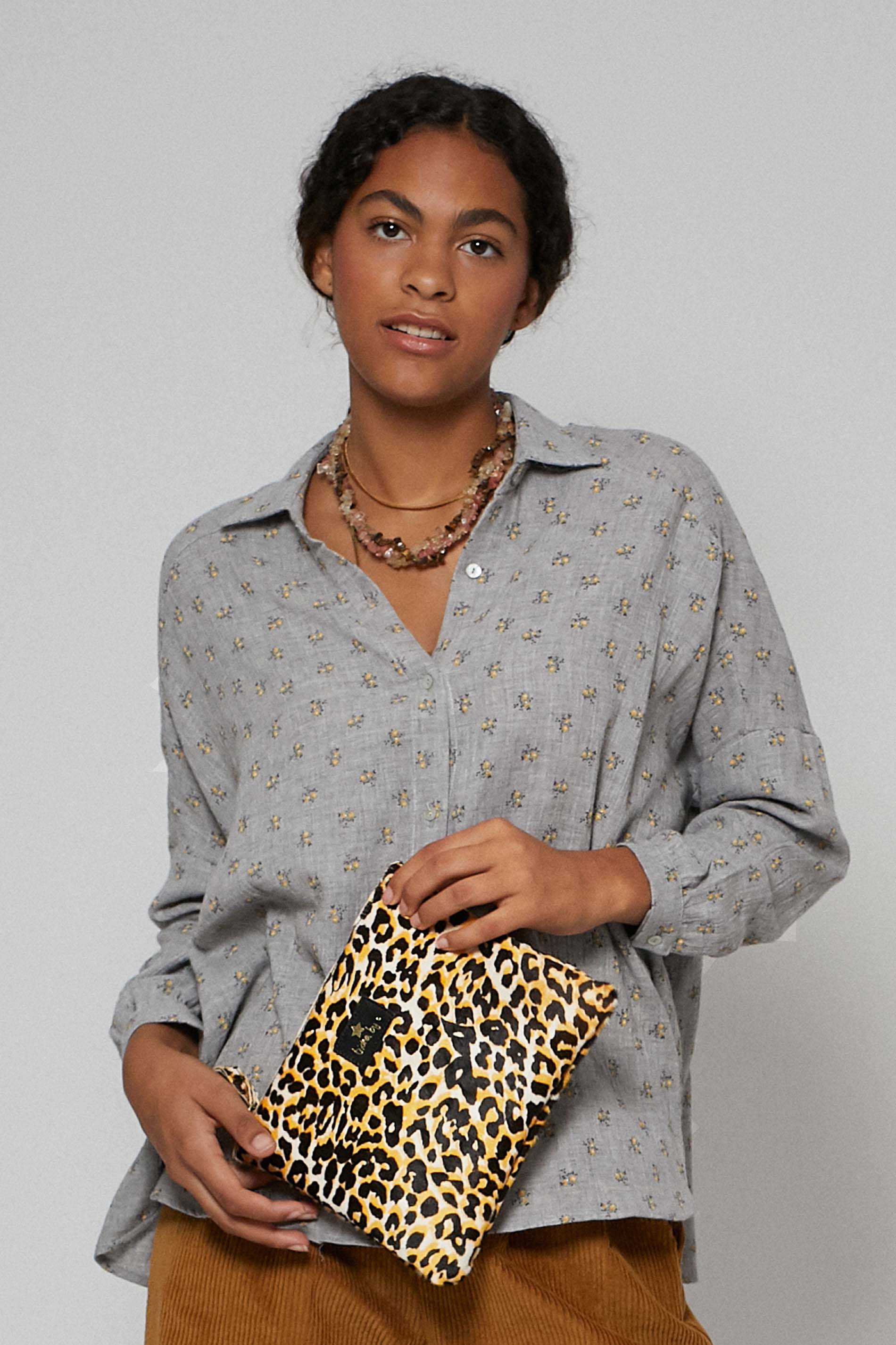 Bolso de mano leopardo