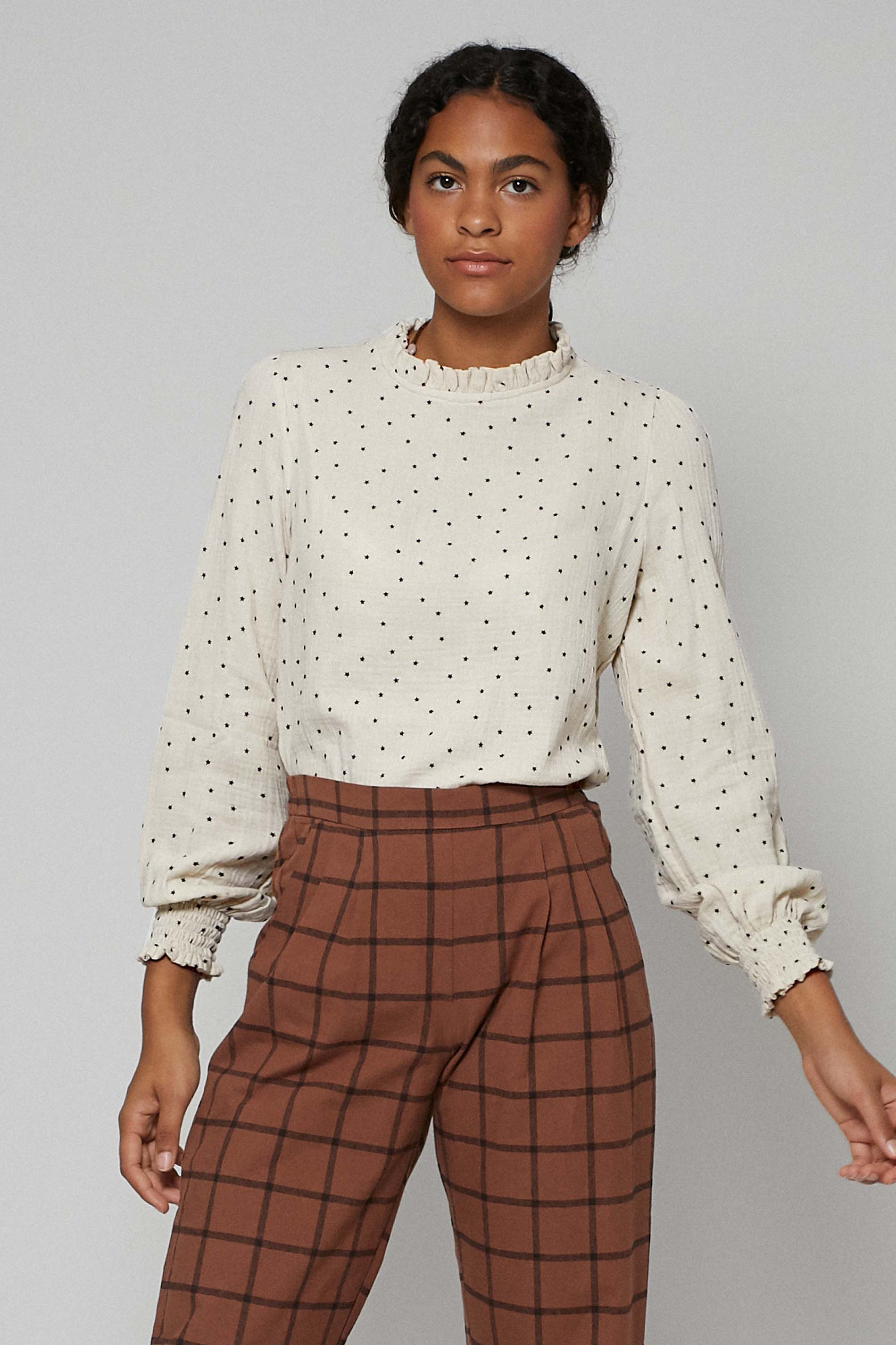Blusa PORI organic estrellas