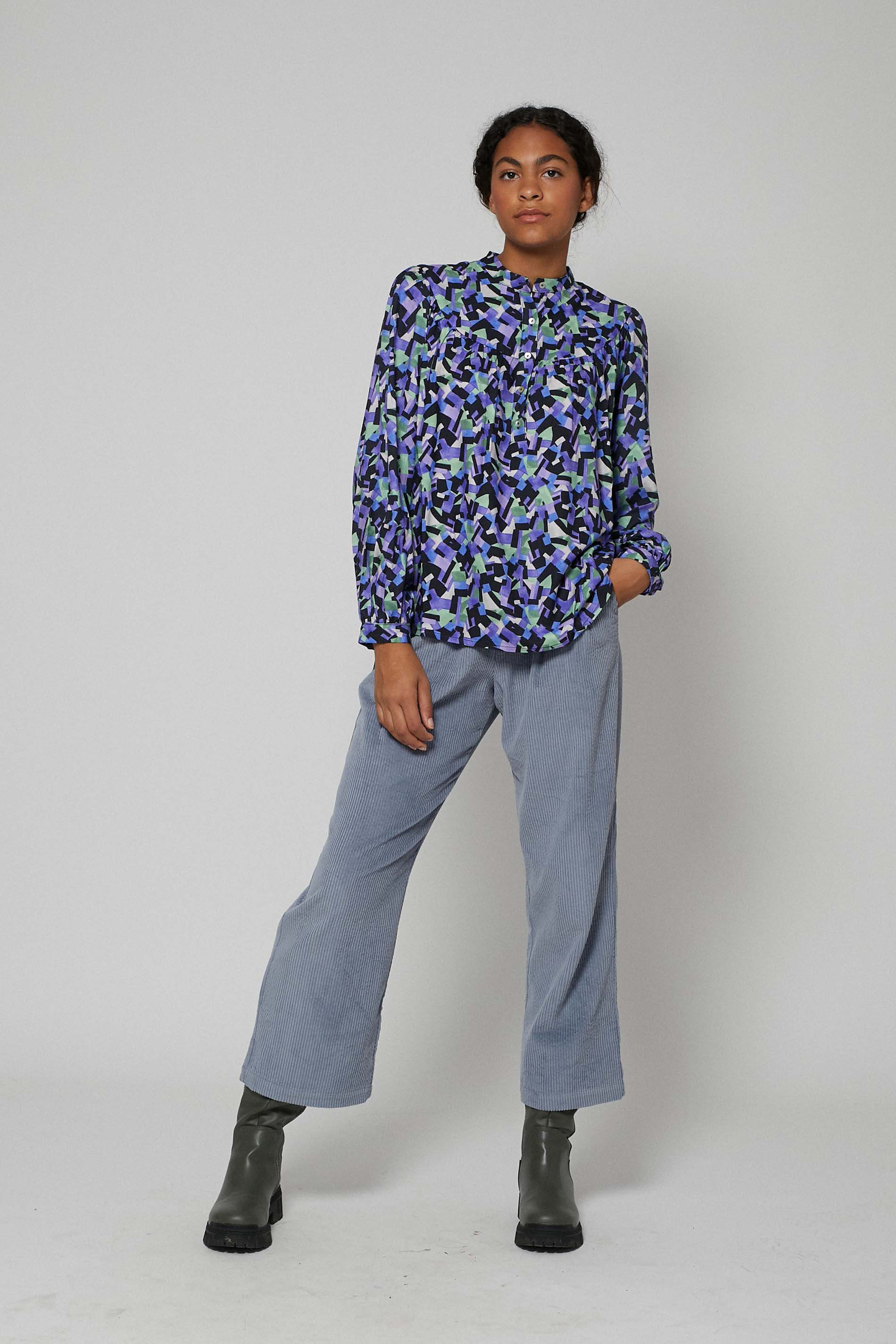 Blusa CENIA geometric