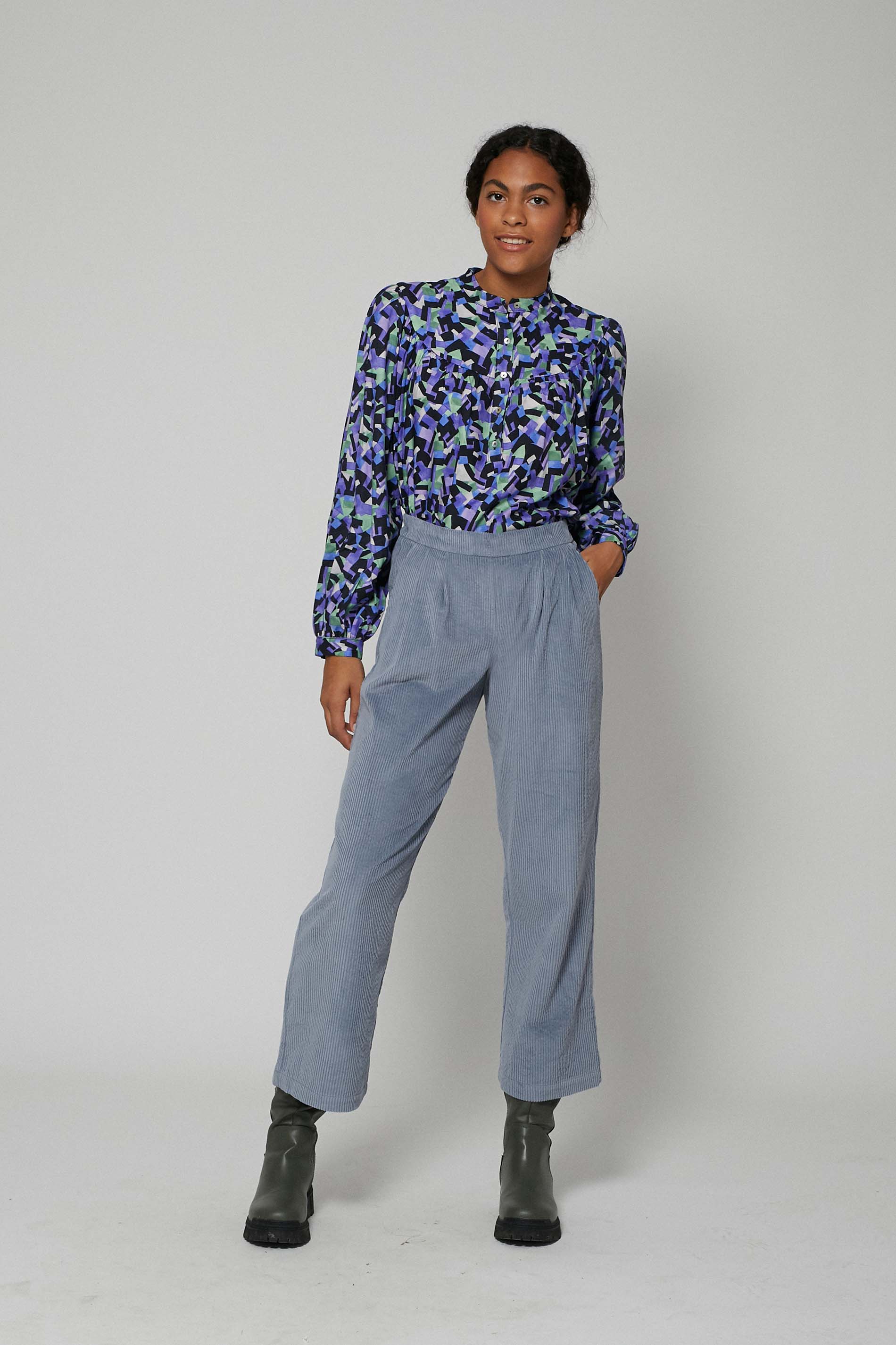 Blusa CENIA geometric