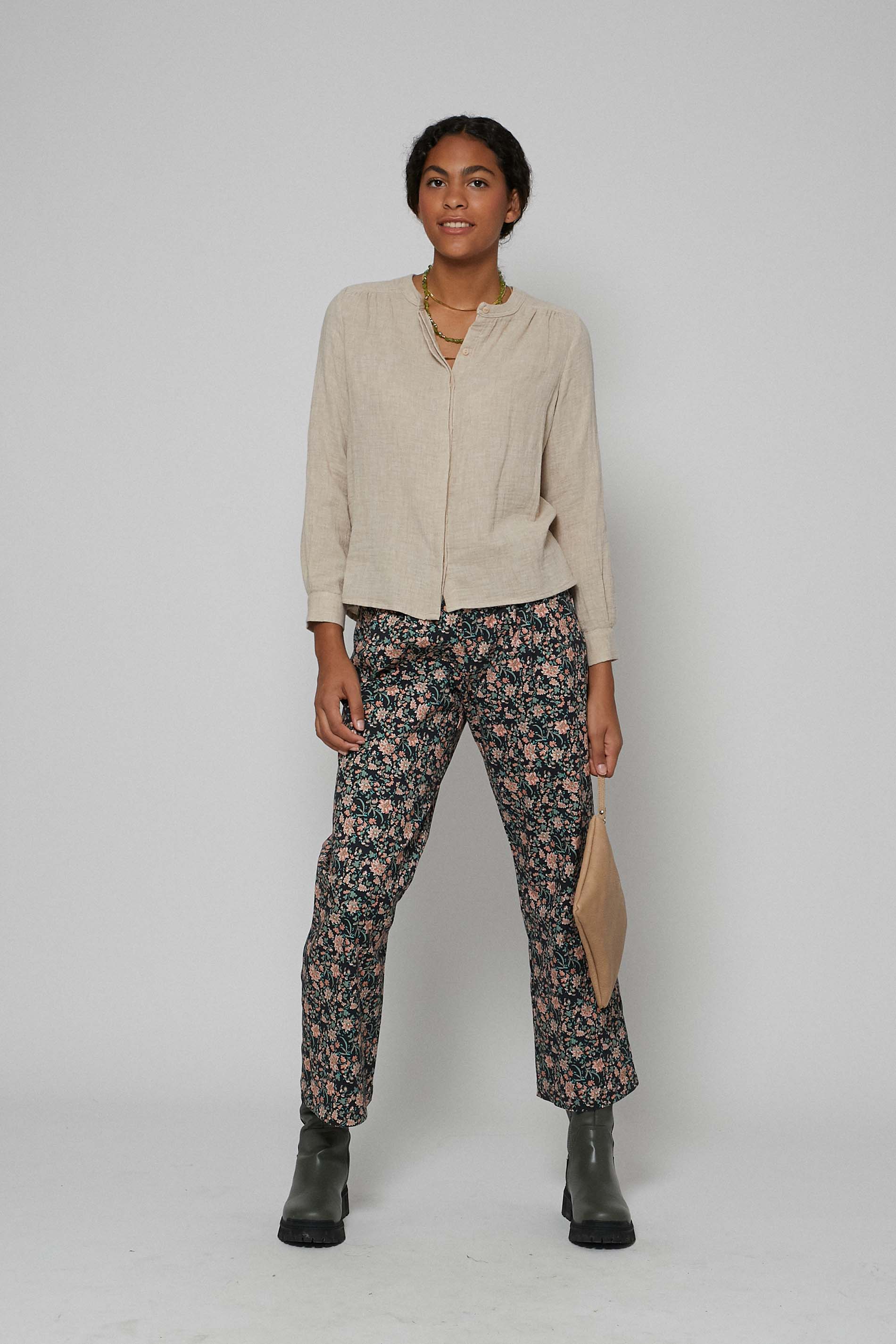 Blusa MELBOURNE ORGANIC Beige melange